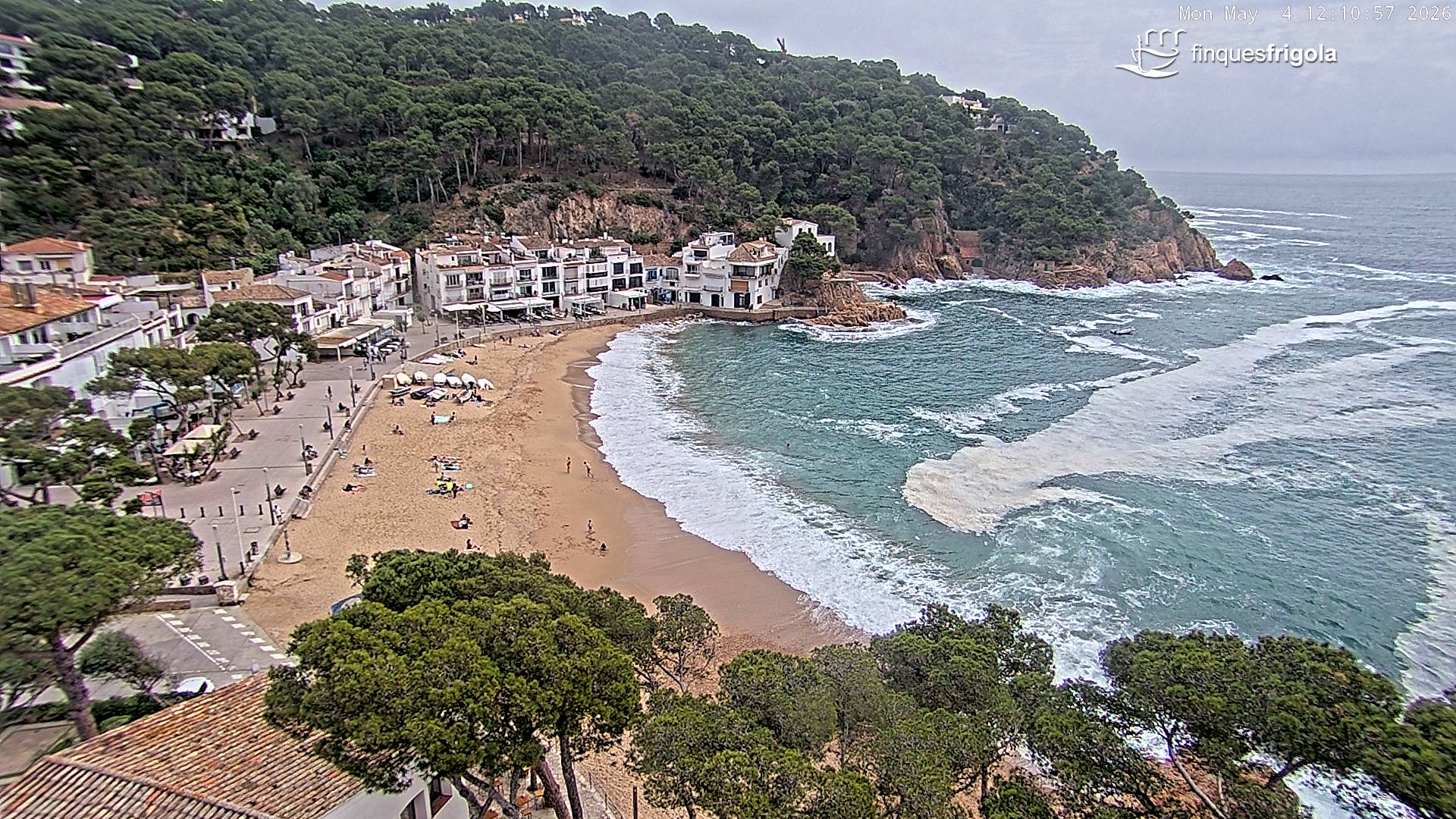 Webcam de Tamariu playa
