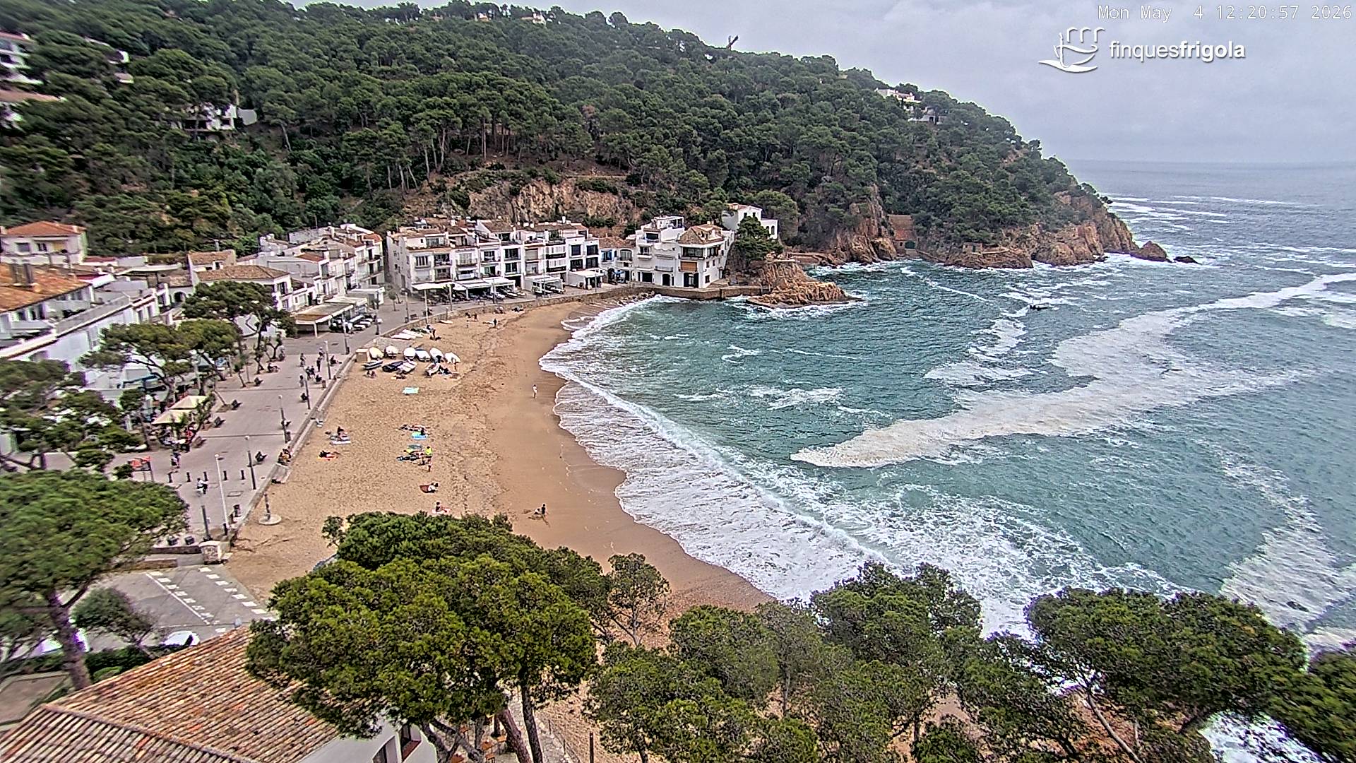 Webcam de Tamariu playa