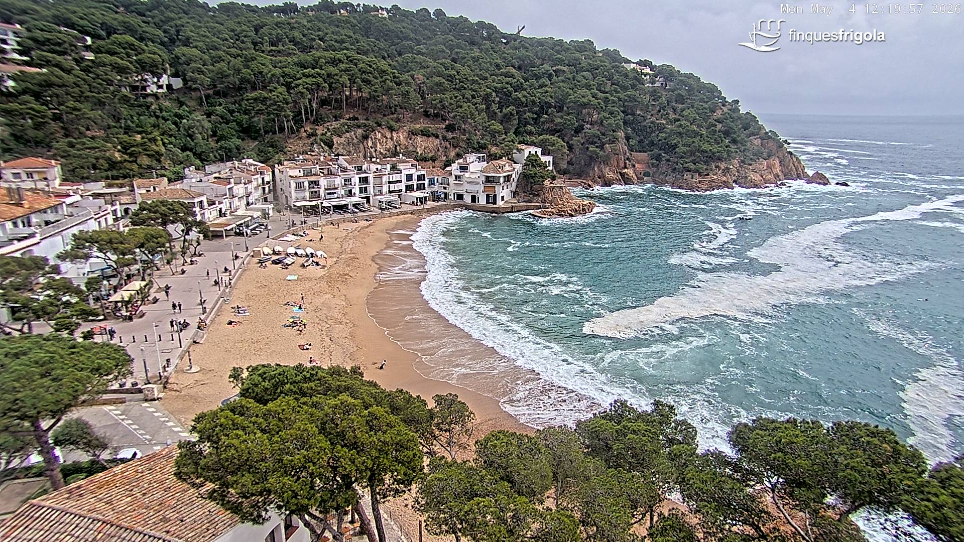 Webcam de Tamariu playa
