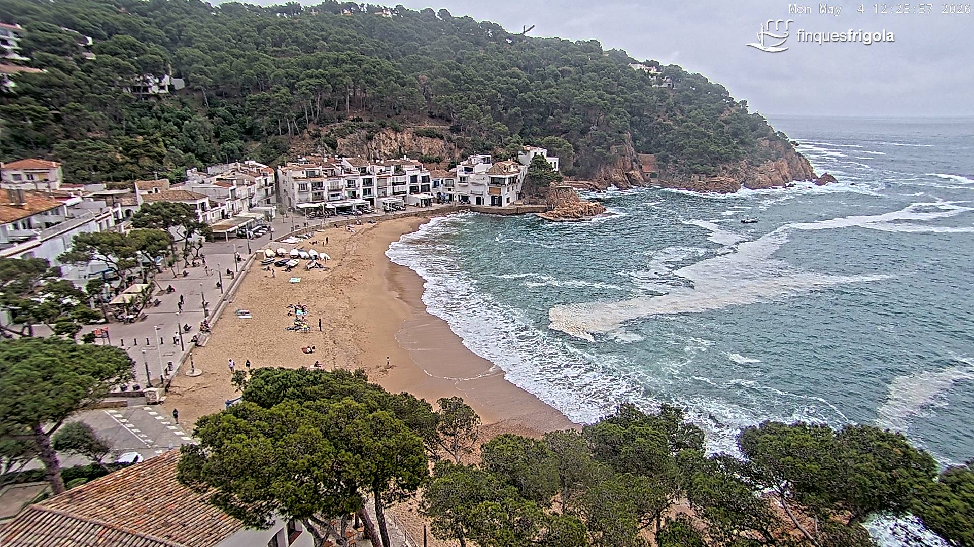 Webcam de Tamariu playa
