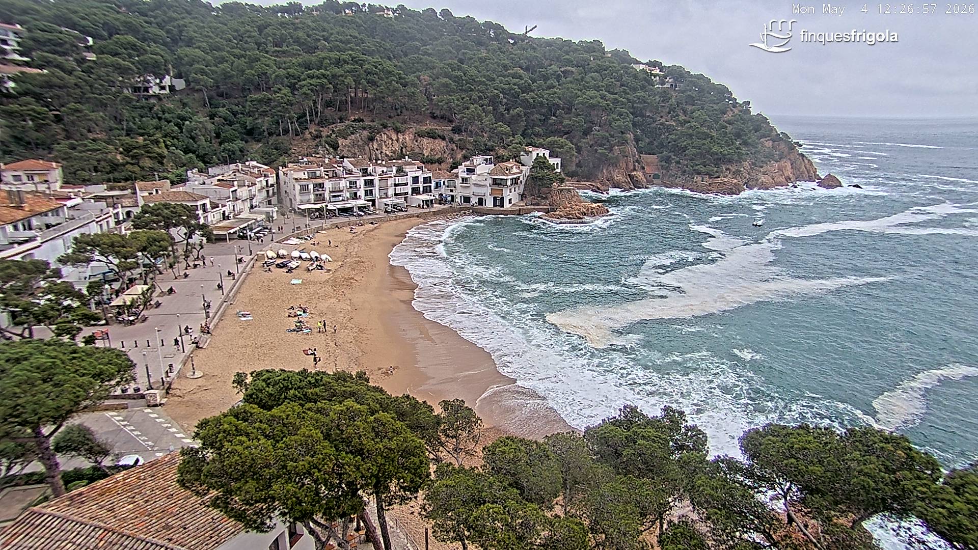 Webcam de Tamariu playa