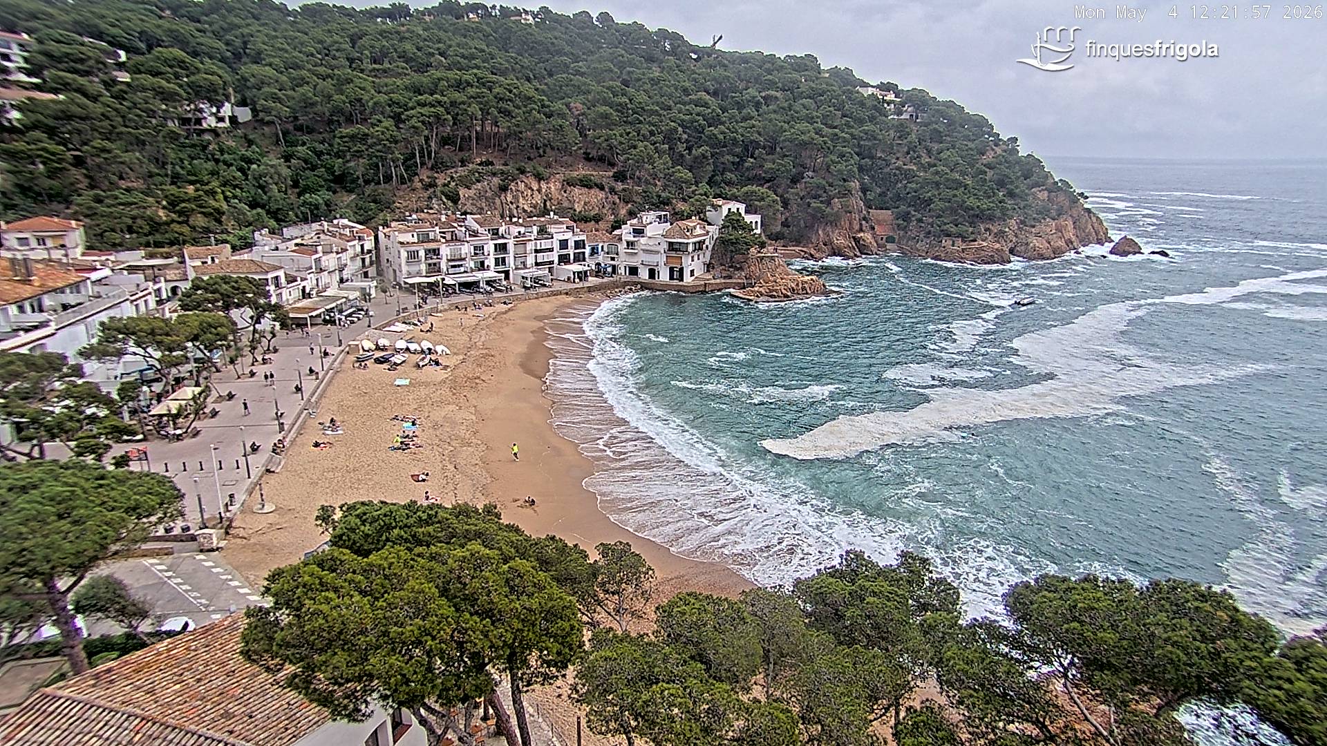 Webcam de Tamariu playa
