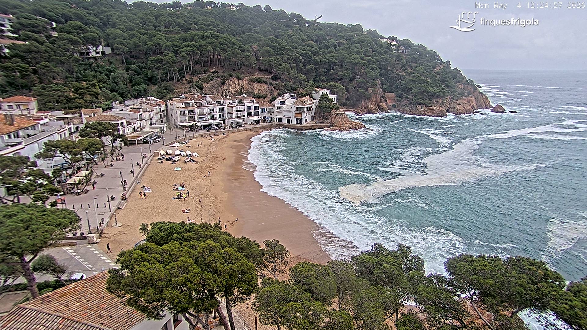 Webcam de Tamariu playa