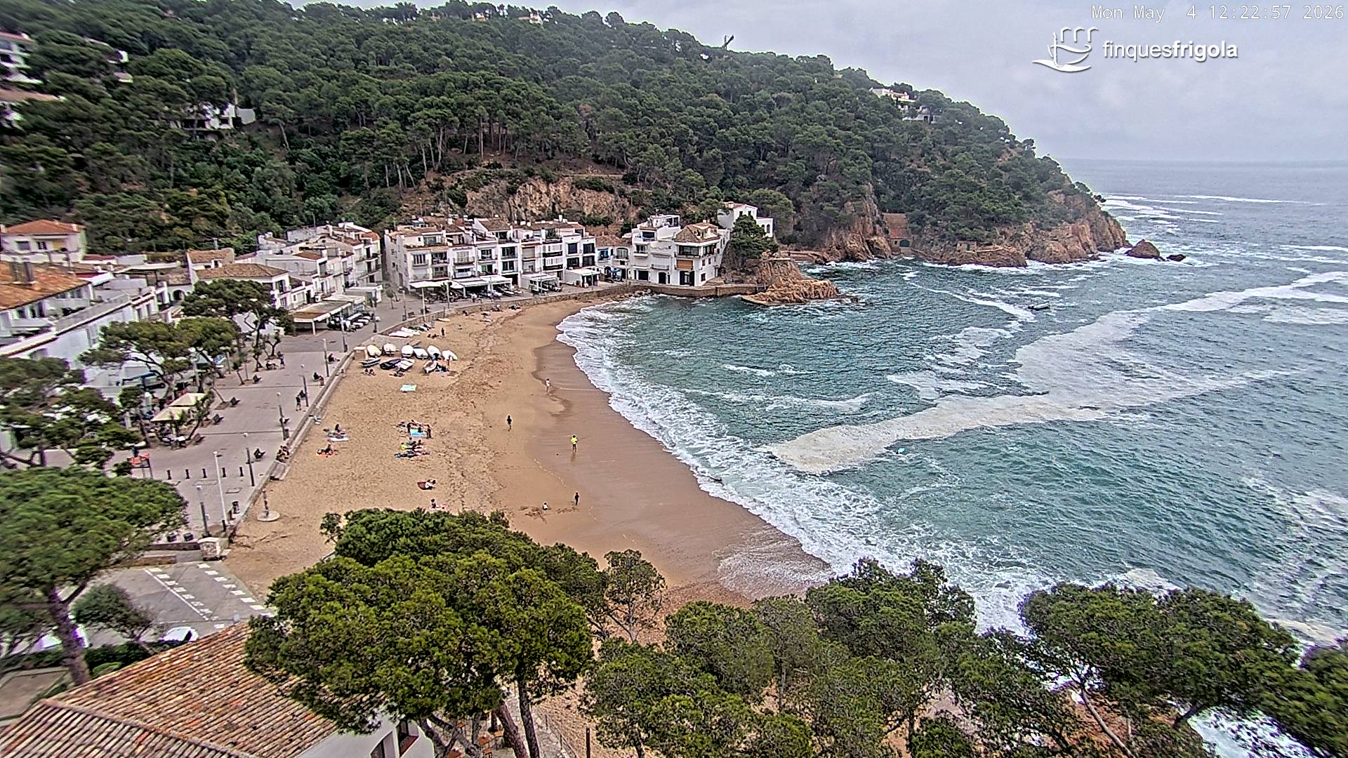 Webcam de Tamariu playa
