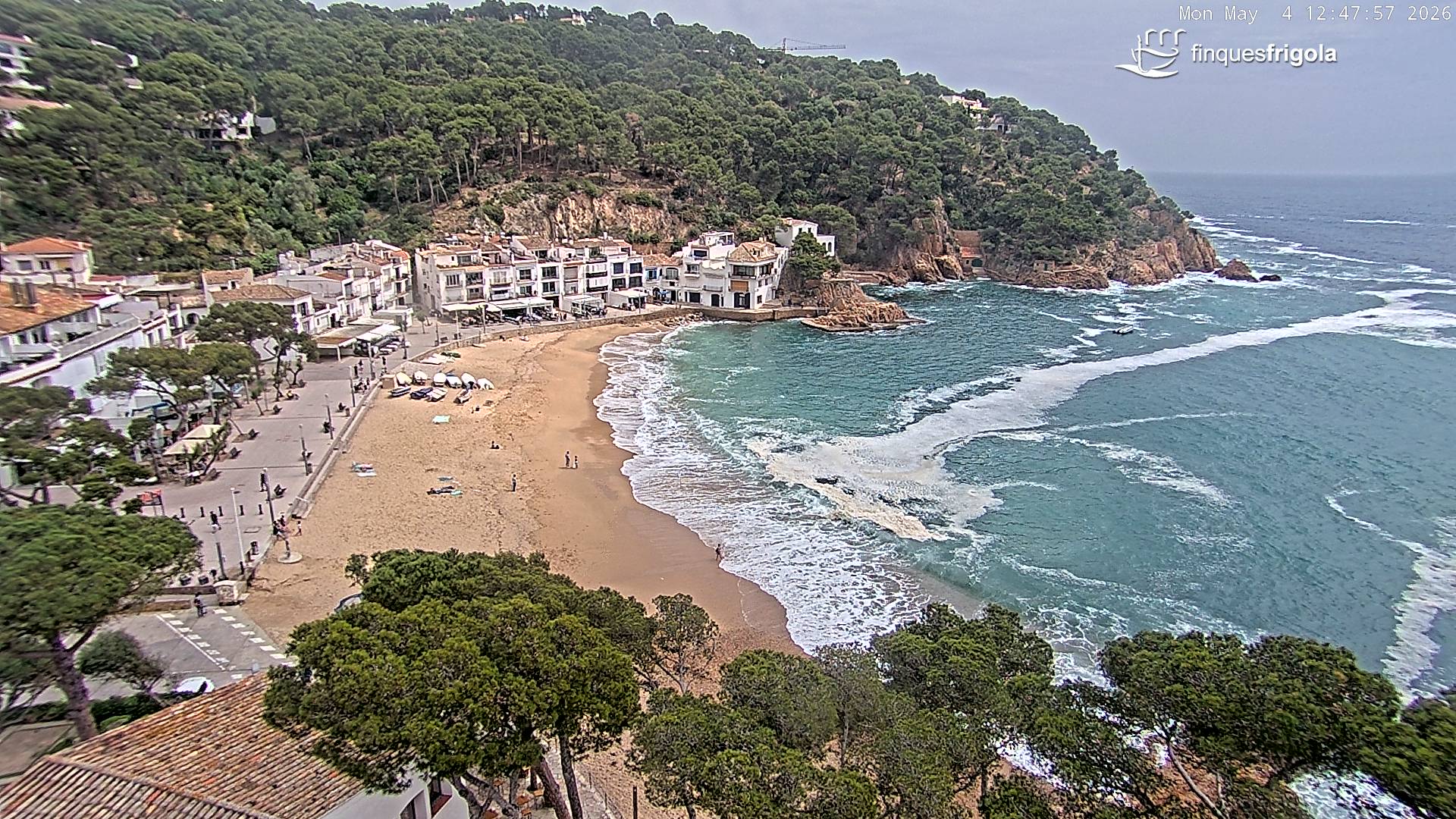 Webcam de Tamariu playa
