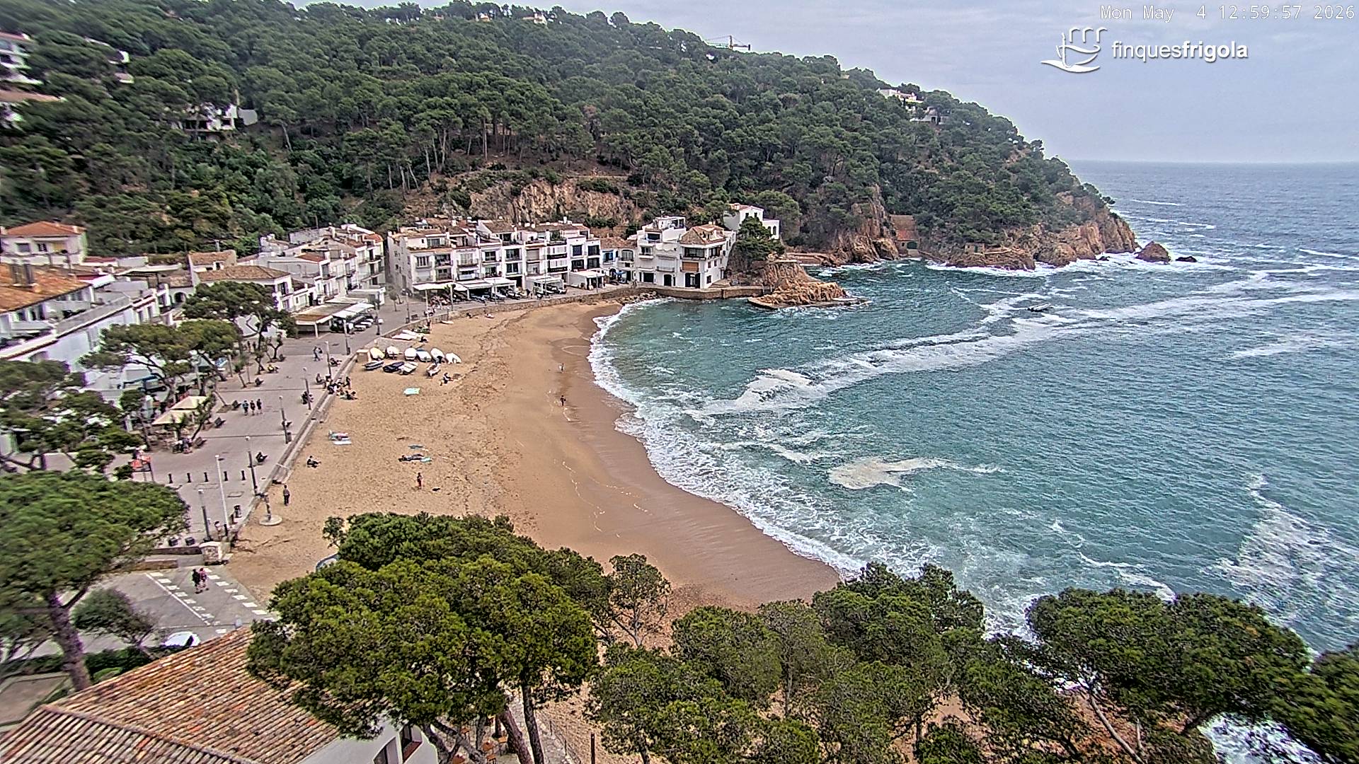 Webcam de Tamariu playa