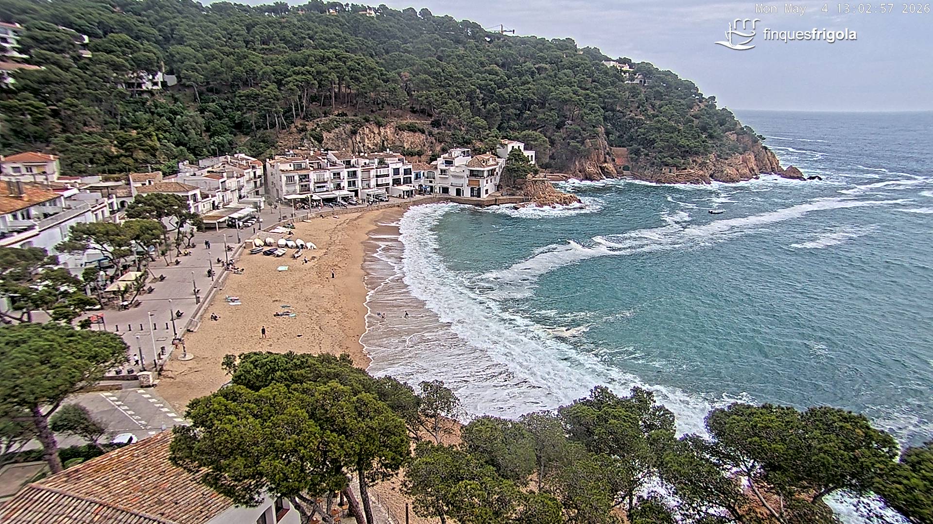 Webcam de Tamariu playa