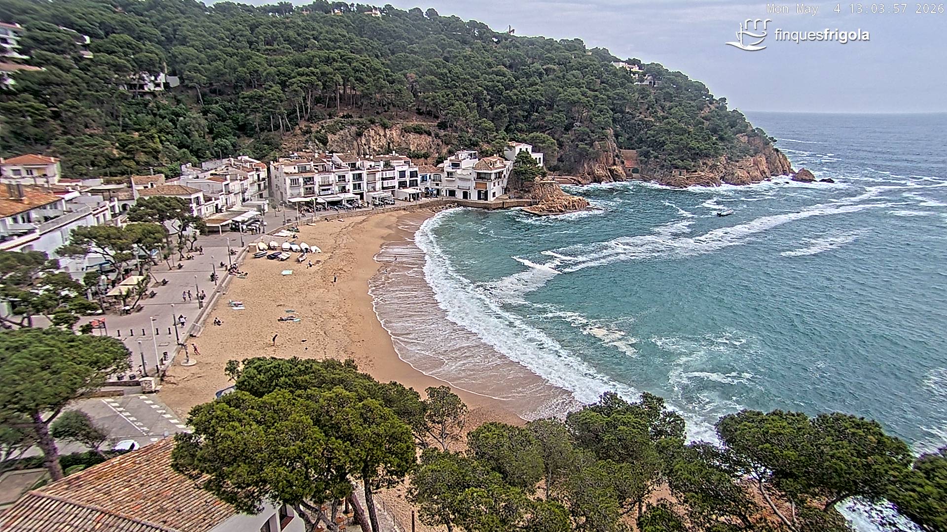 Webcam de Tamariu playa