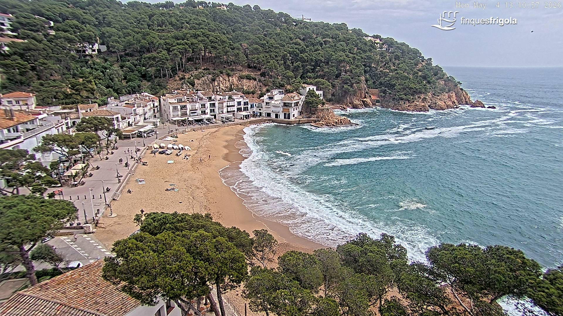Webcam de Tamariu playa