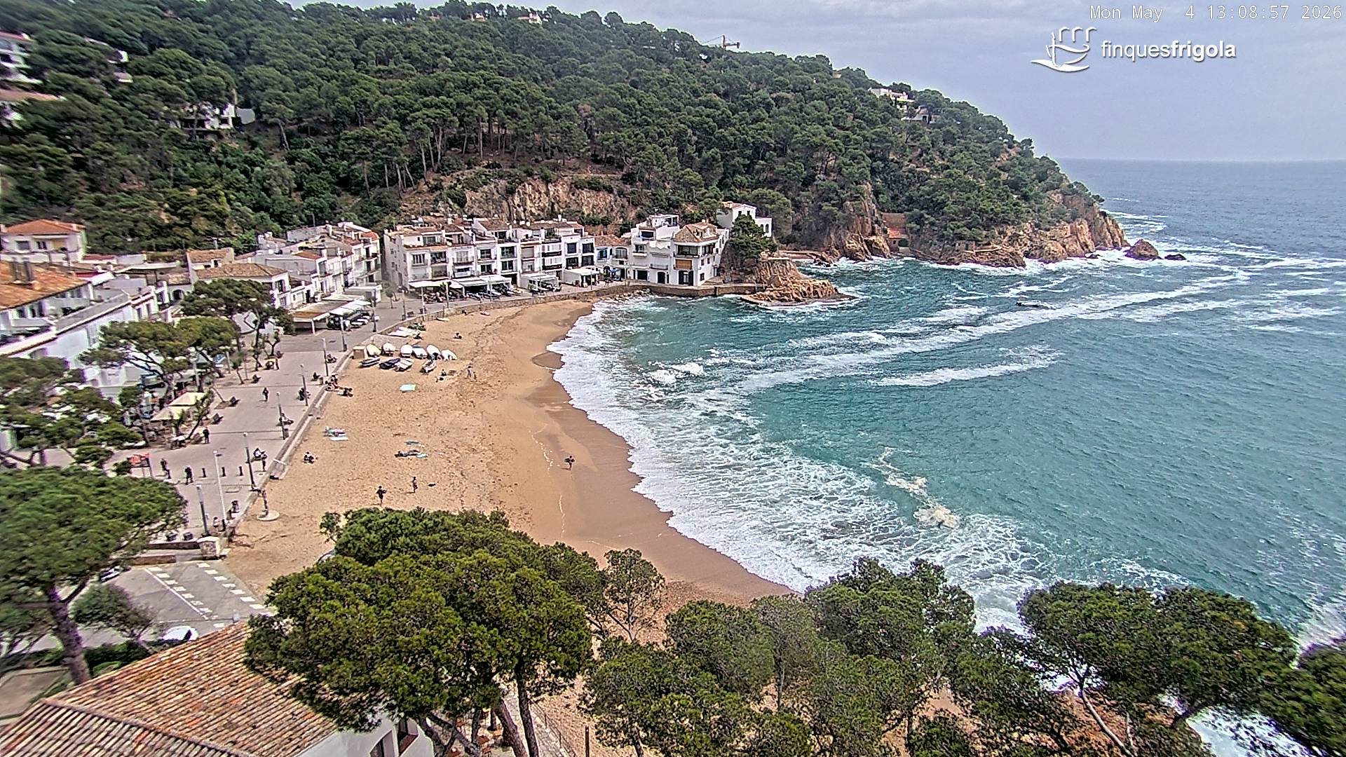 Webcam de Tamariu playa