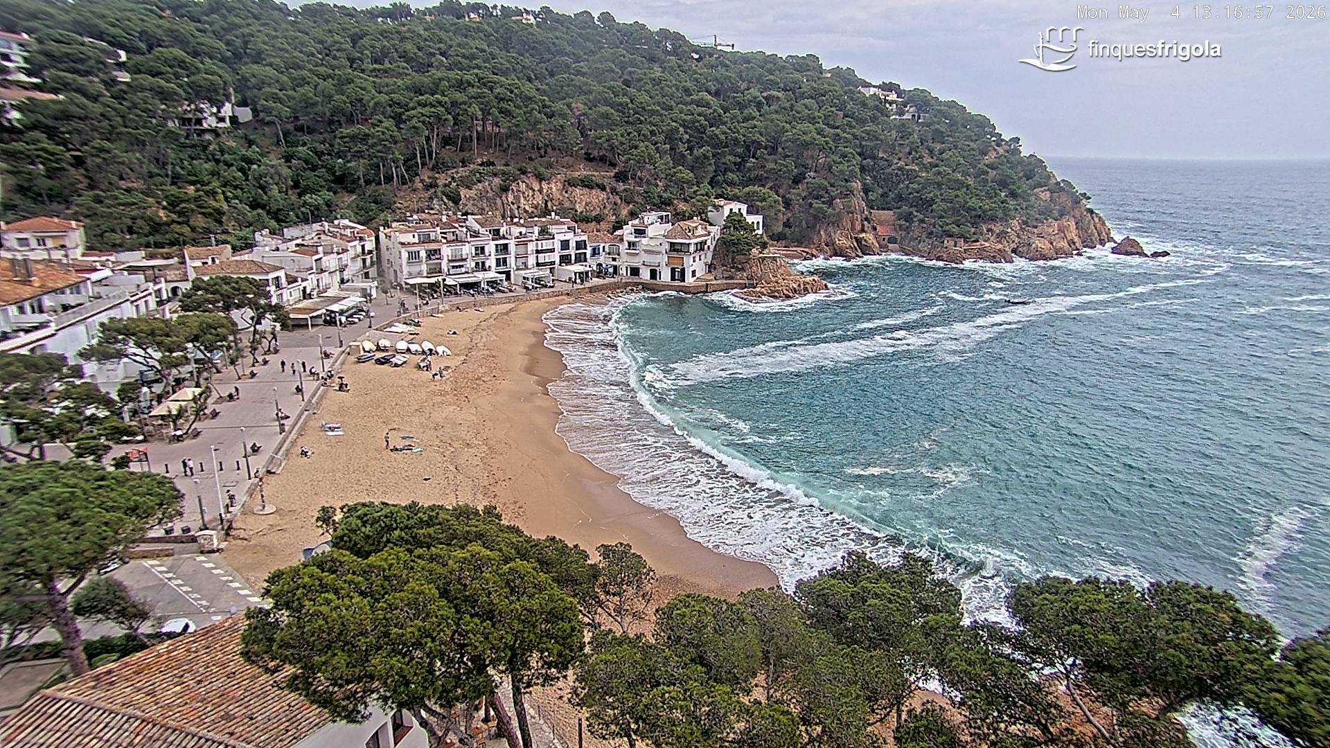 Webcam de Tamariu playa