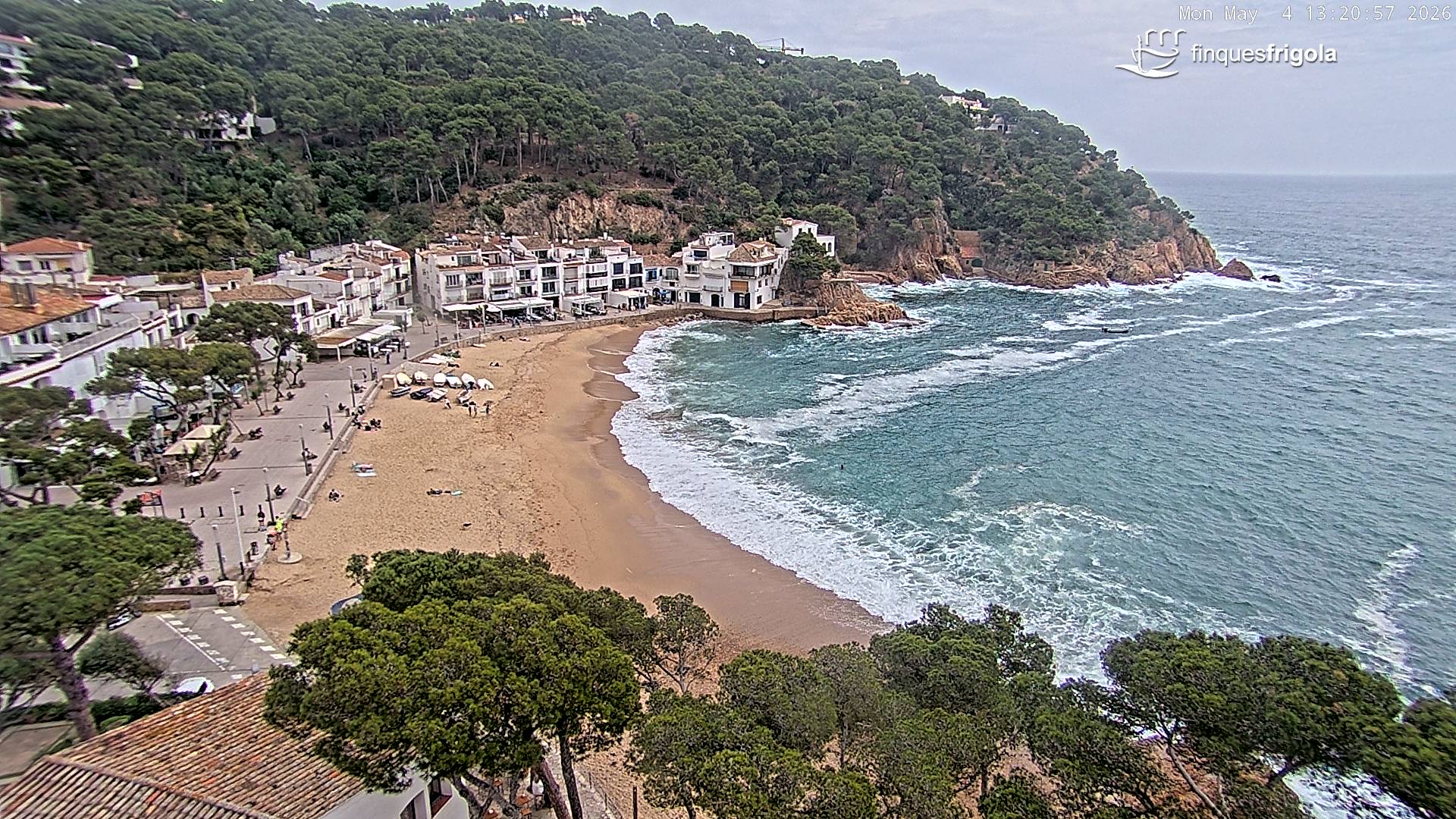 Webcam de Tamariu playa