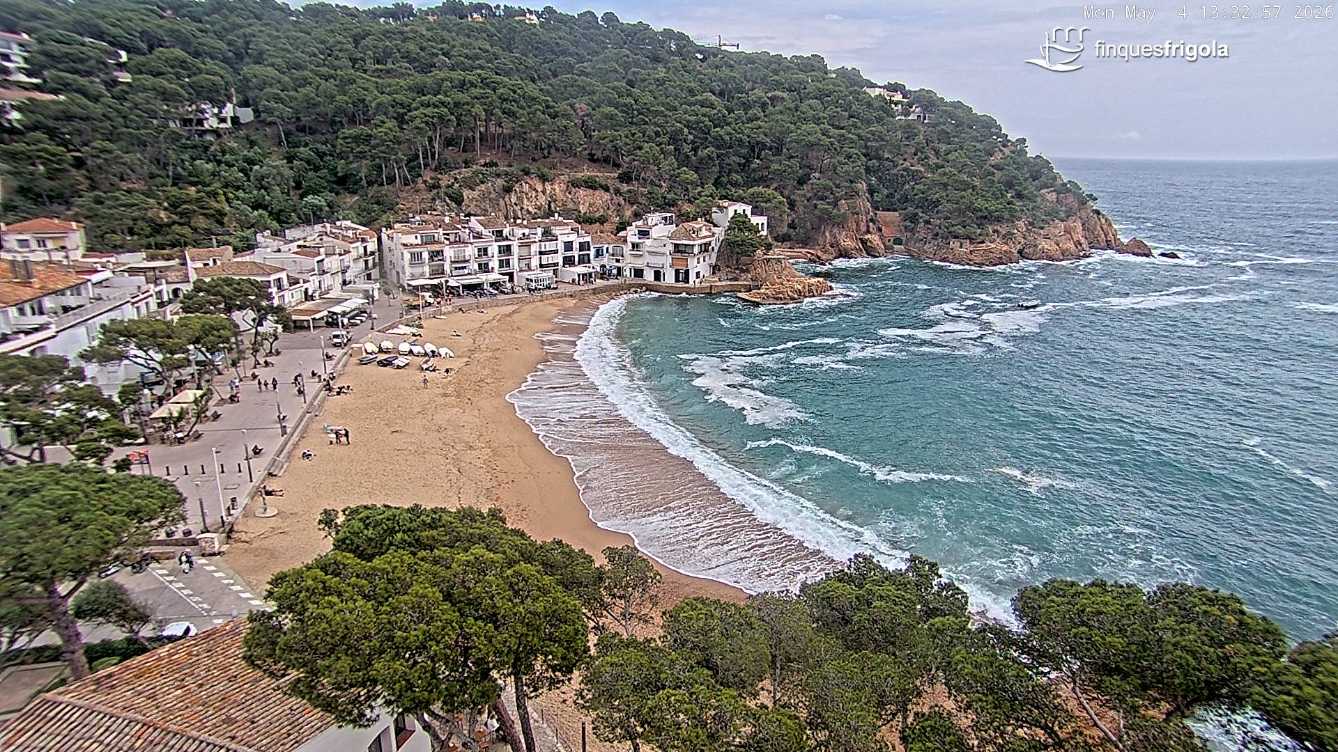 Webcam de Tamariu playa