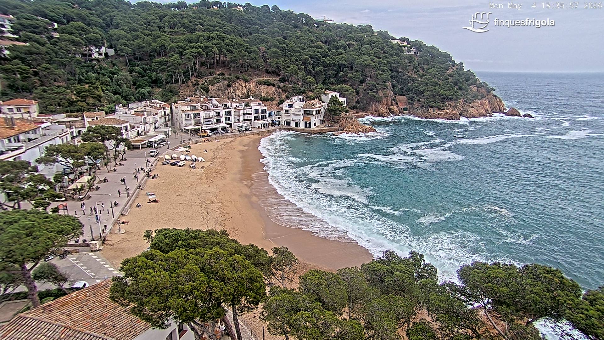 Webcam de Tamariu playa