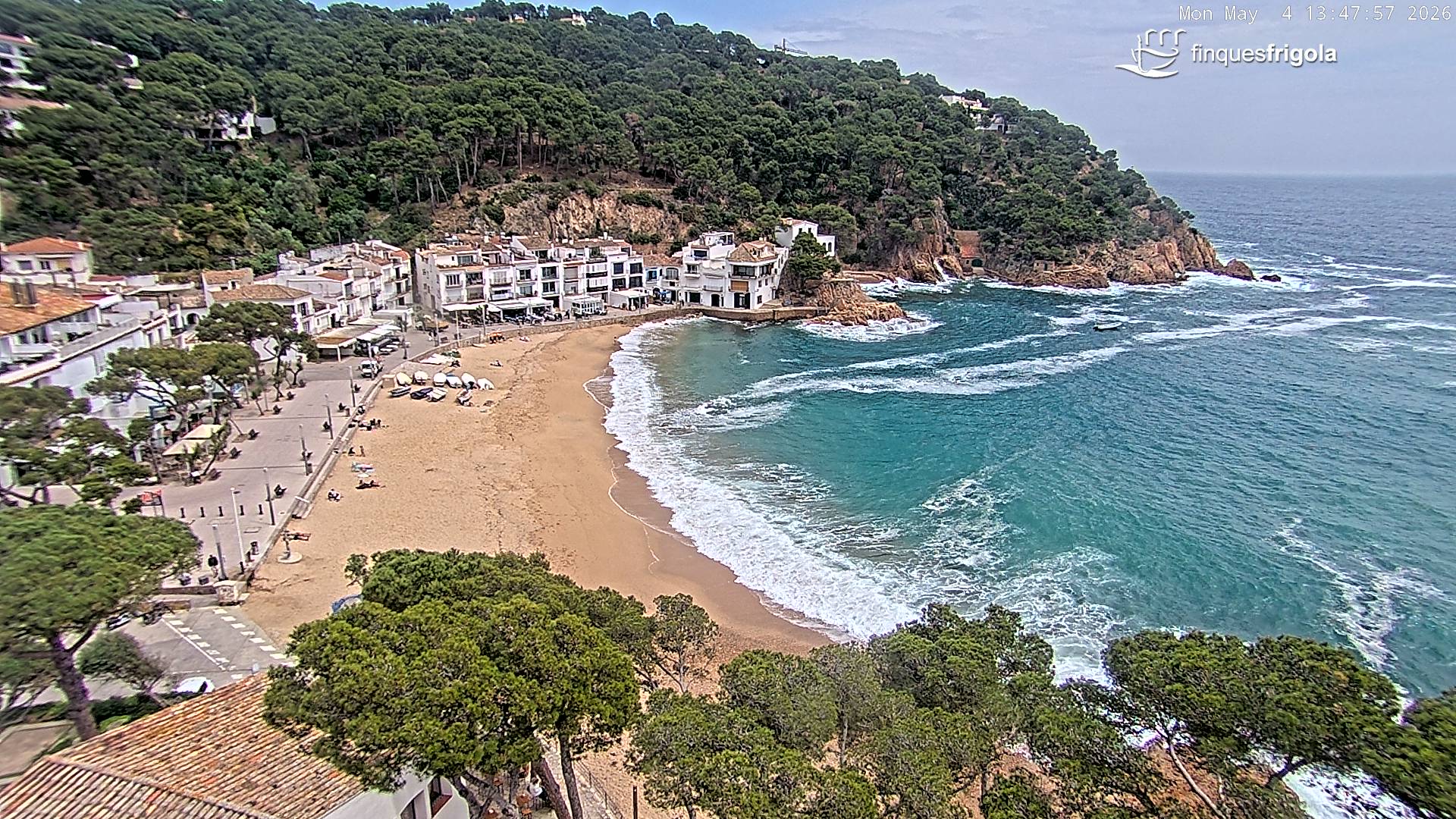 Webcam de Tamariu playa