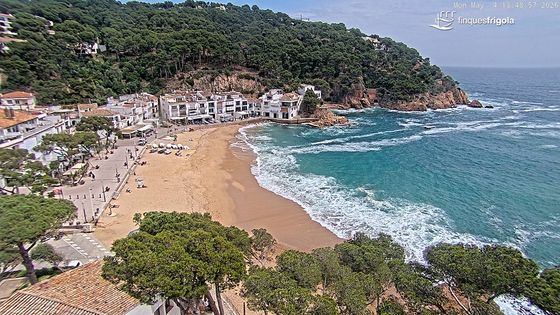 Webcam de Tamariu playa