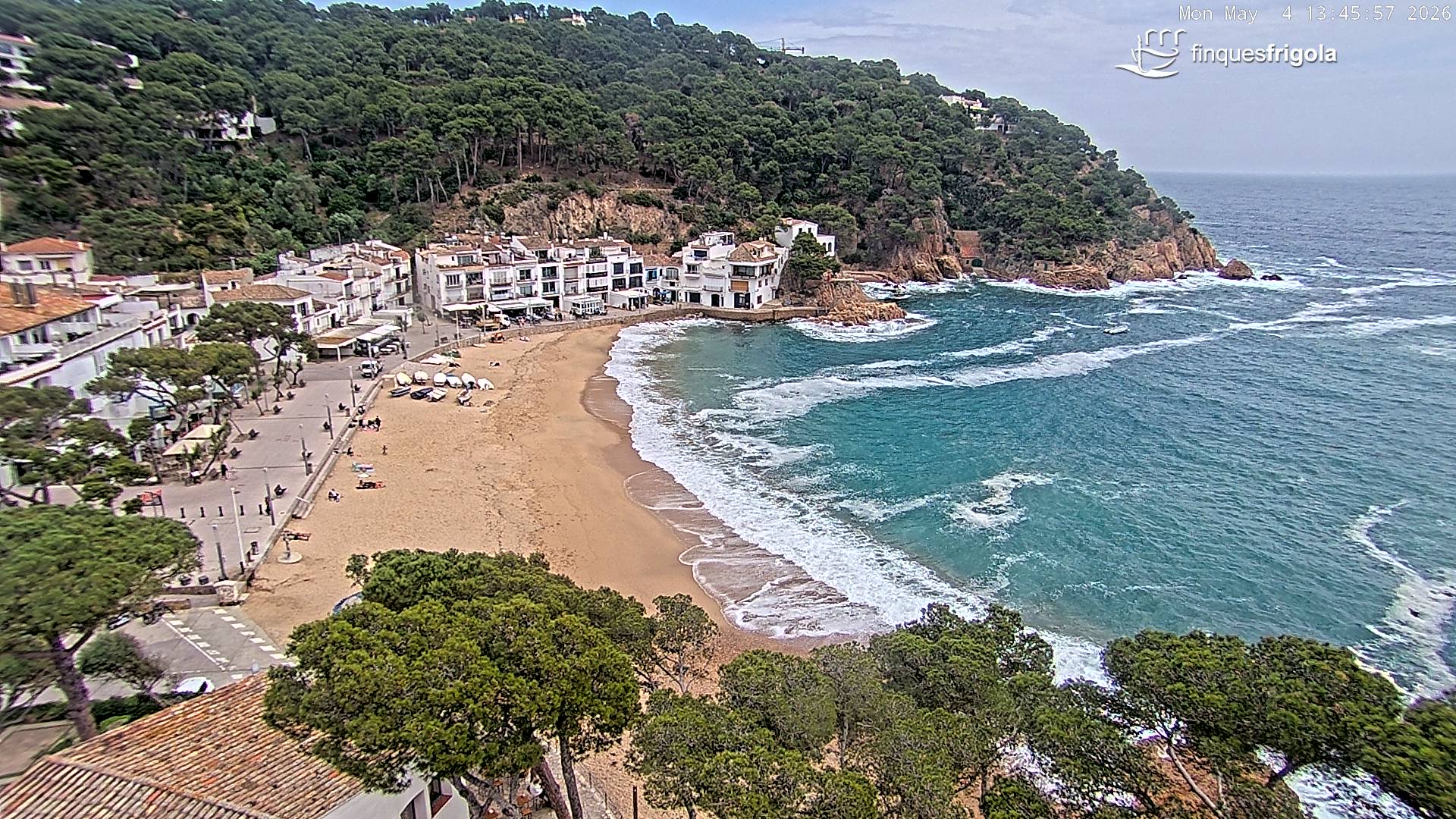 Webcam de Tamariu playa