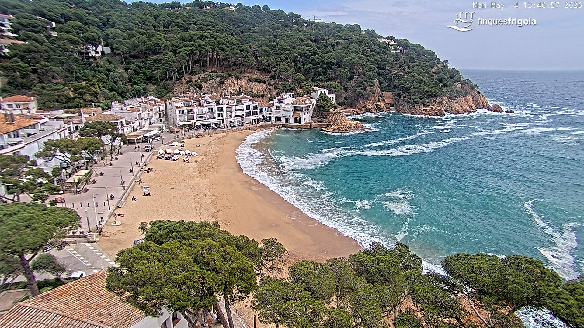 Webcam de Tamariu playa