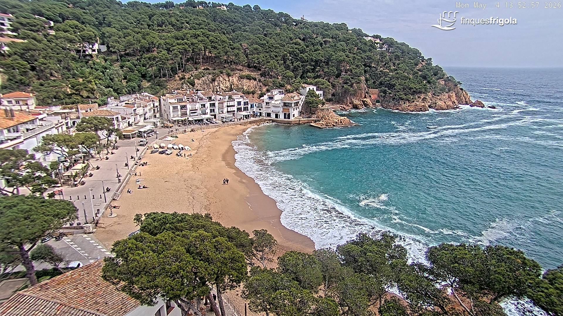 Webcam de Tamariu playa