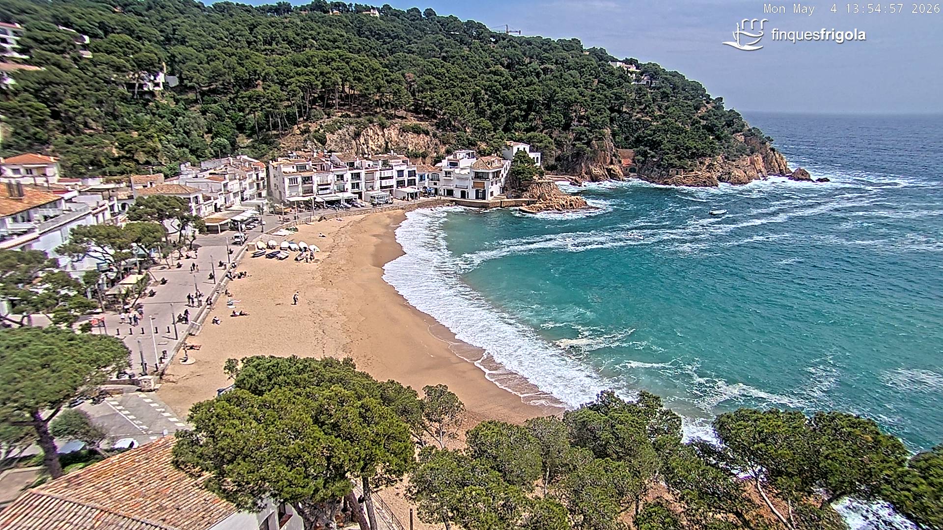 Webcam de Tamariu playa