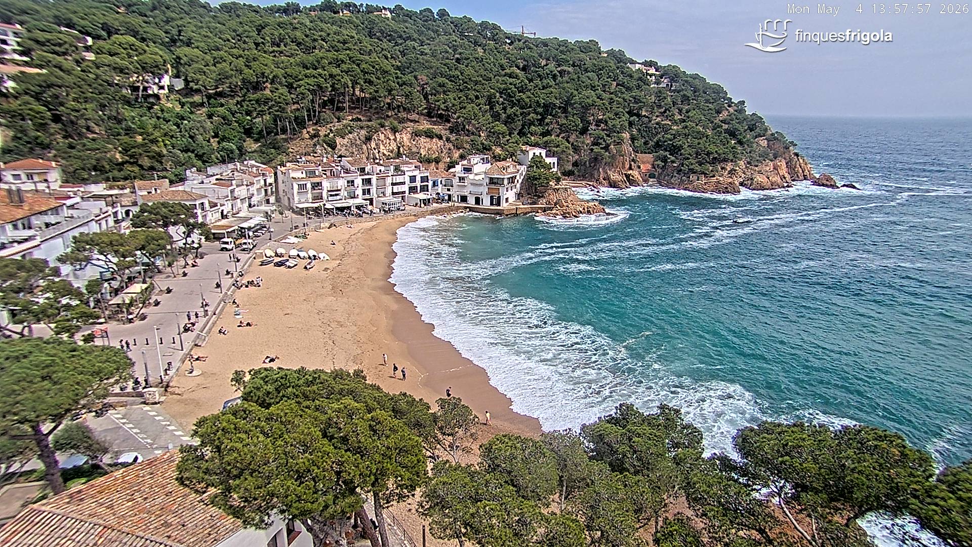 Webcam de Tamariu playa