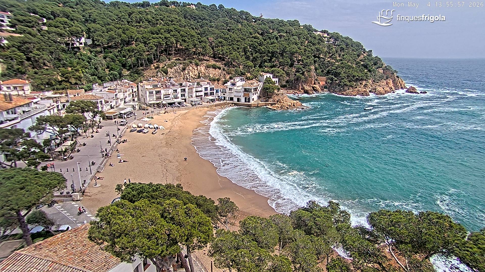 Webcam de Tamariu playa