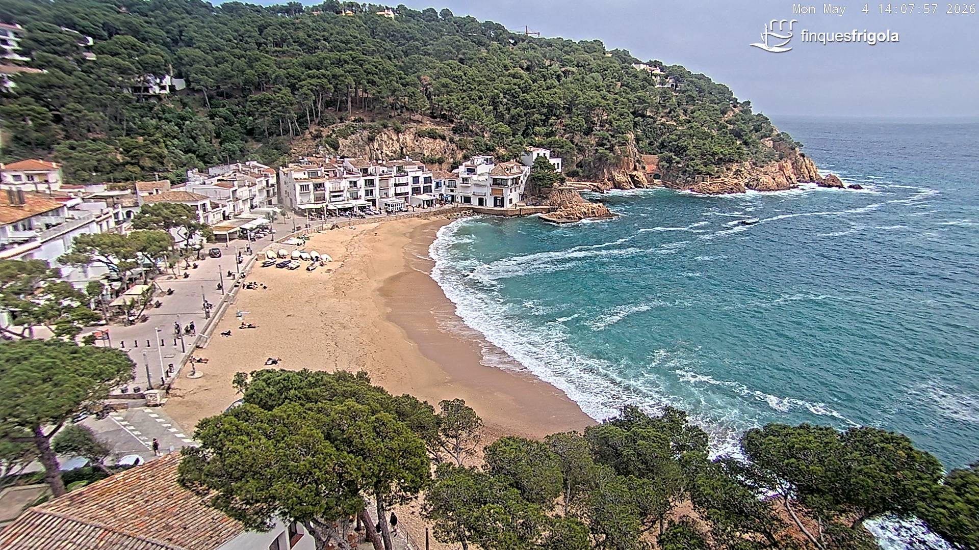 Webcam de Tamariu playa