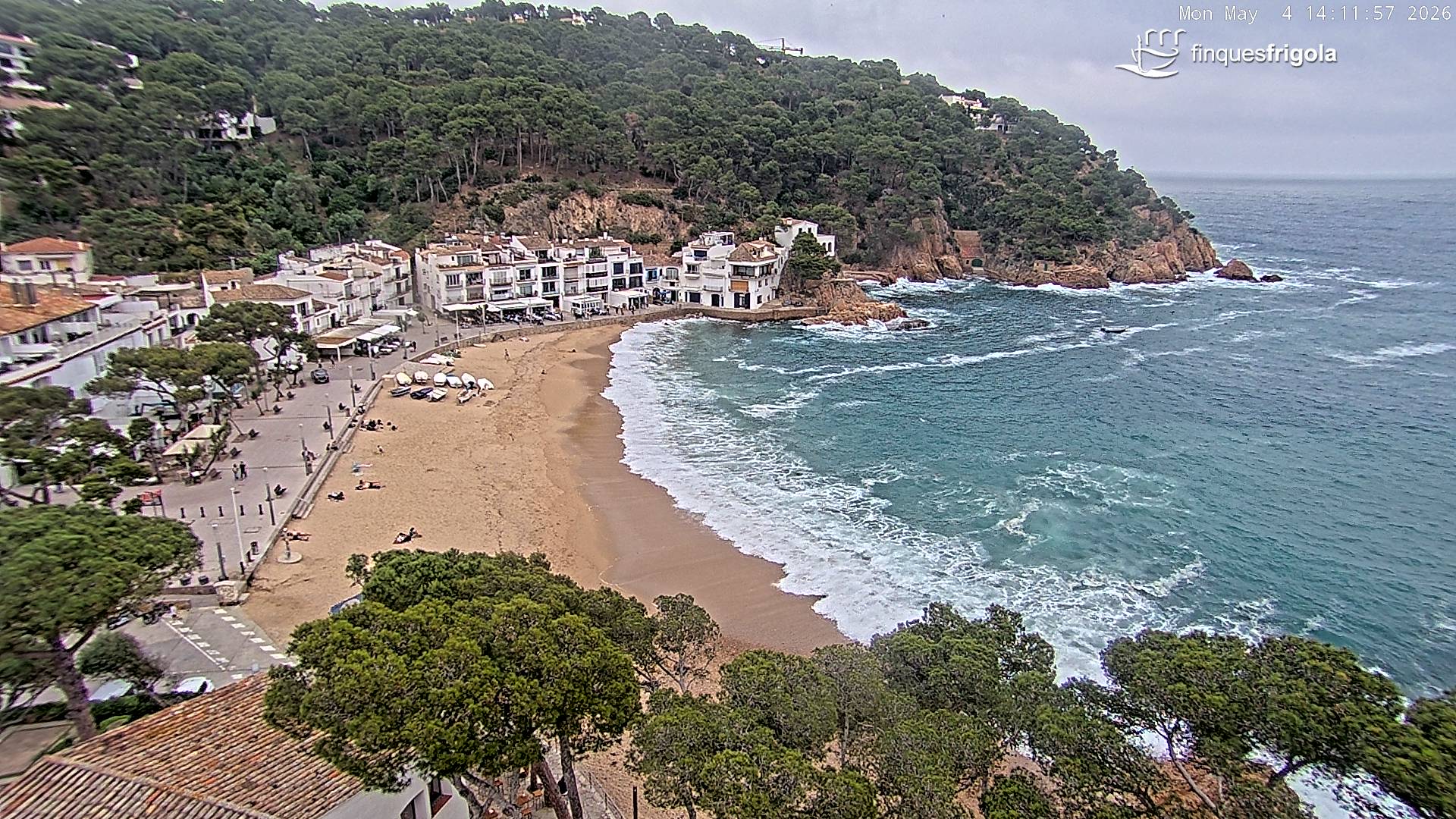 Webcam de Tamariu playa