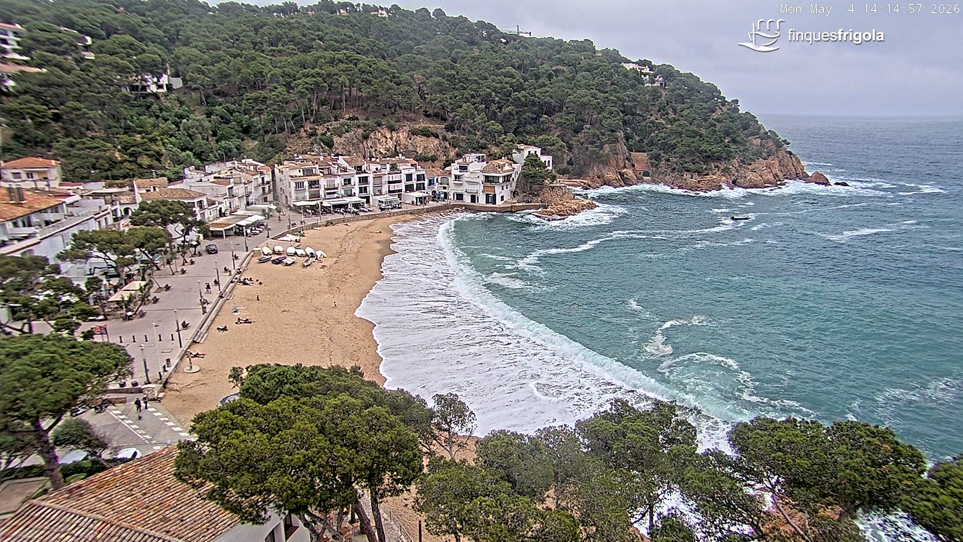 Webcam de Tamariu playa