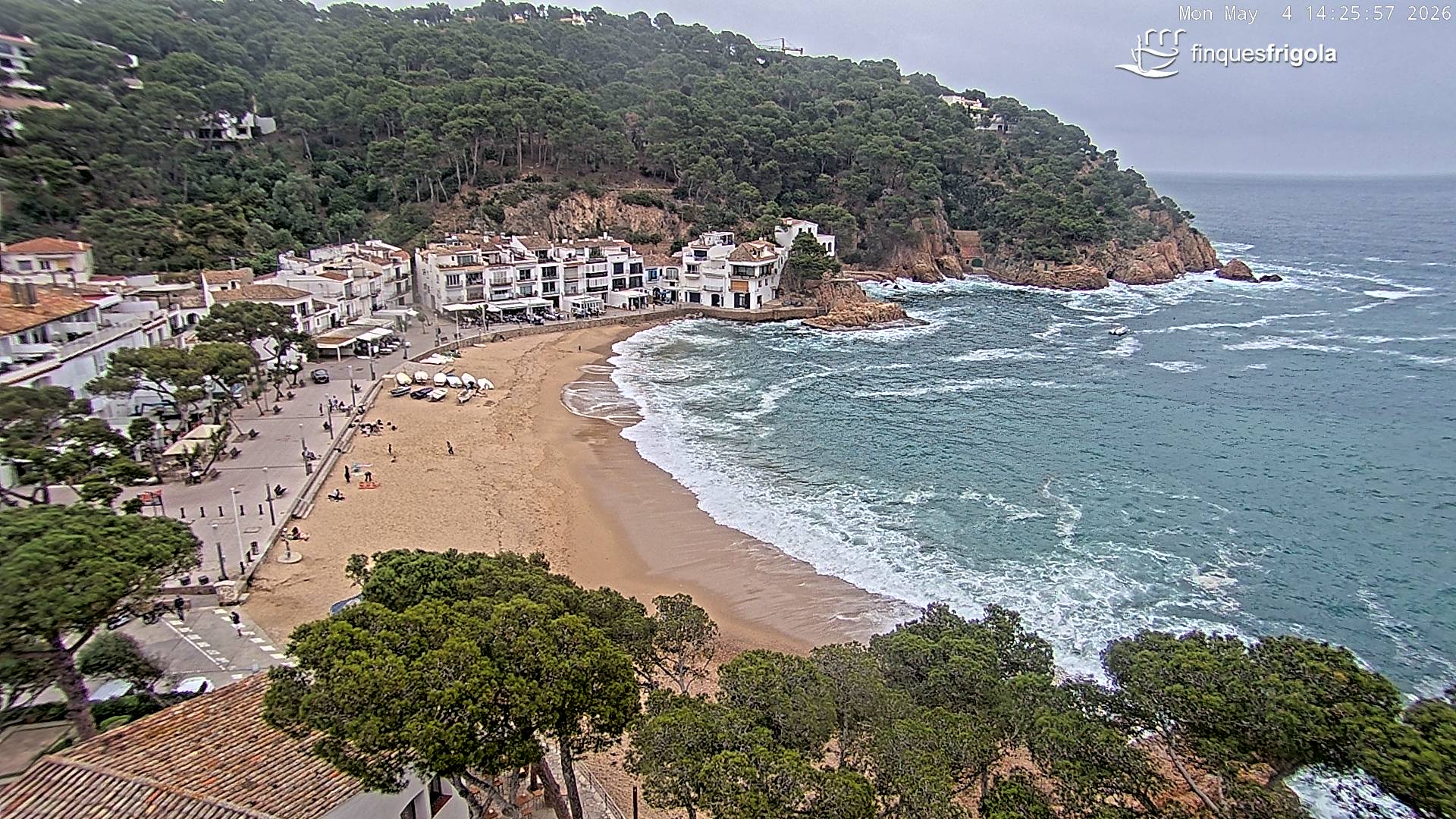 Webcam de Tamariu playa