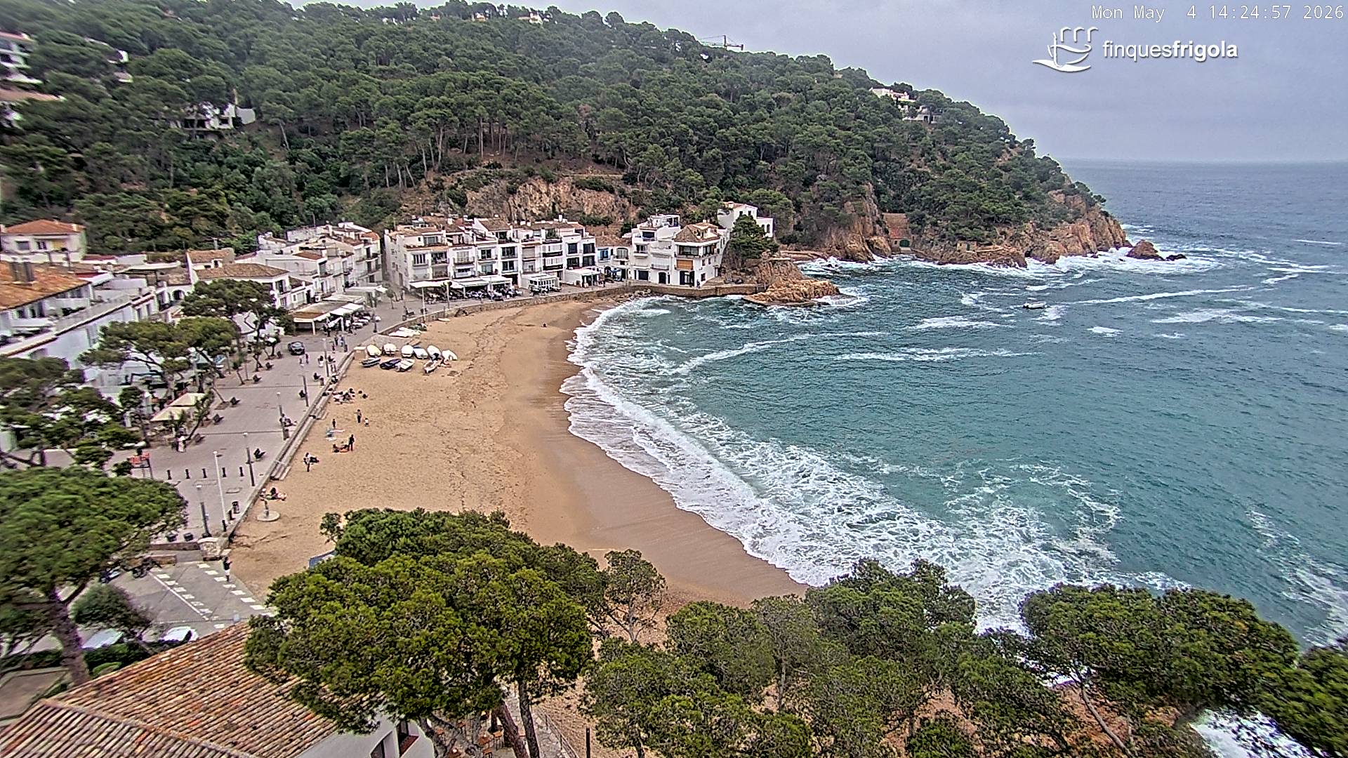 Webcam de Tamariu playa