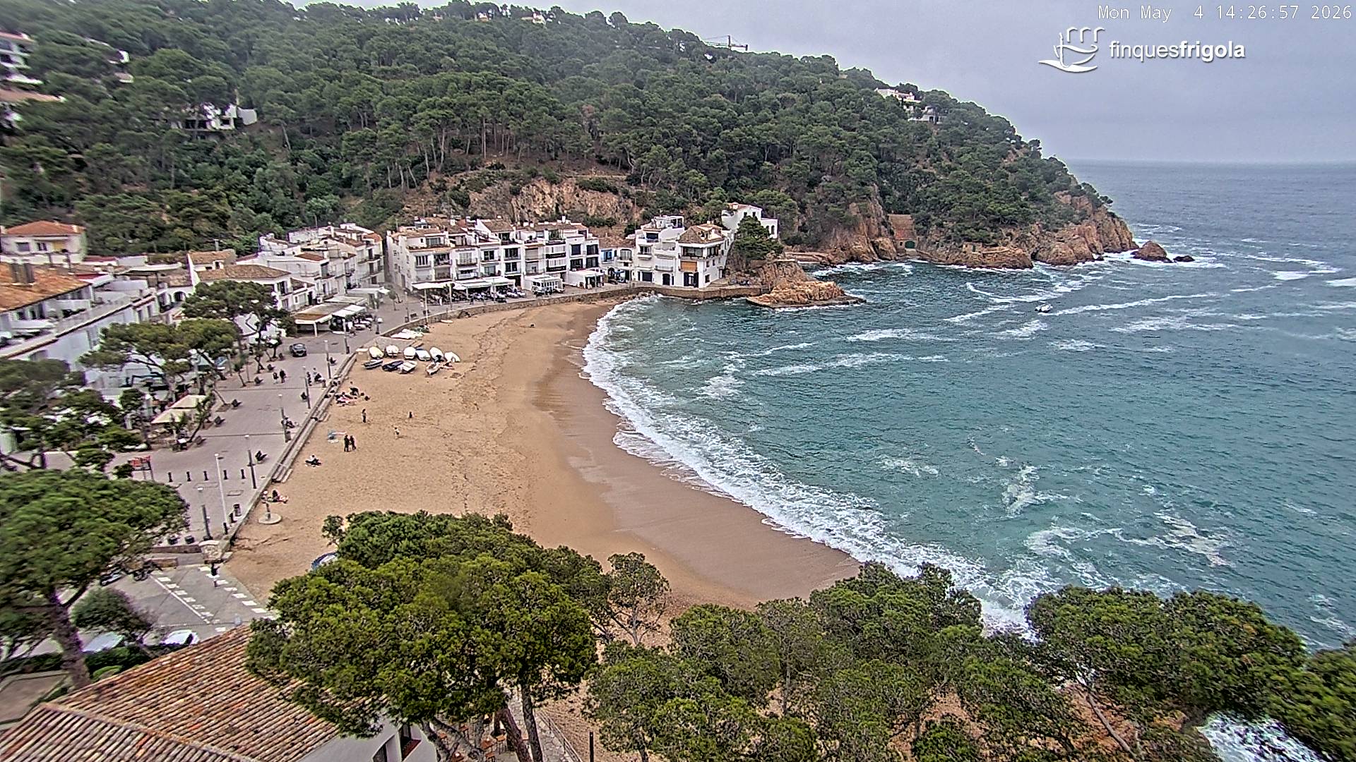 Webcam de Tamariu playa