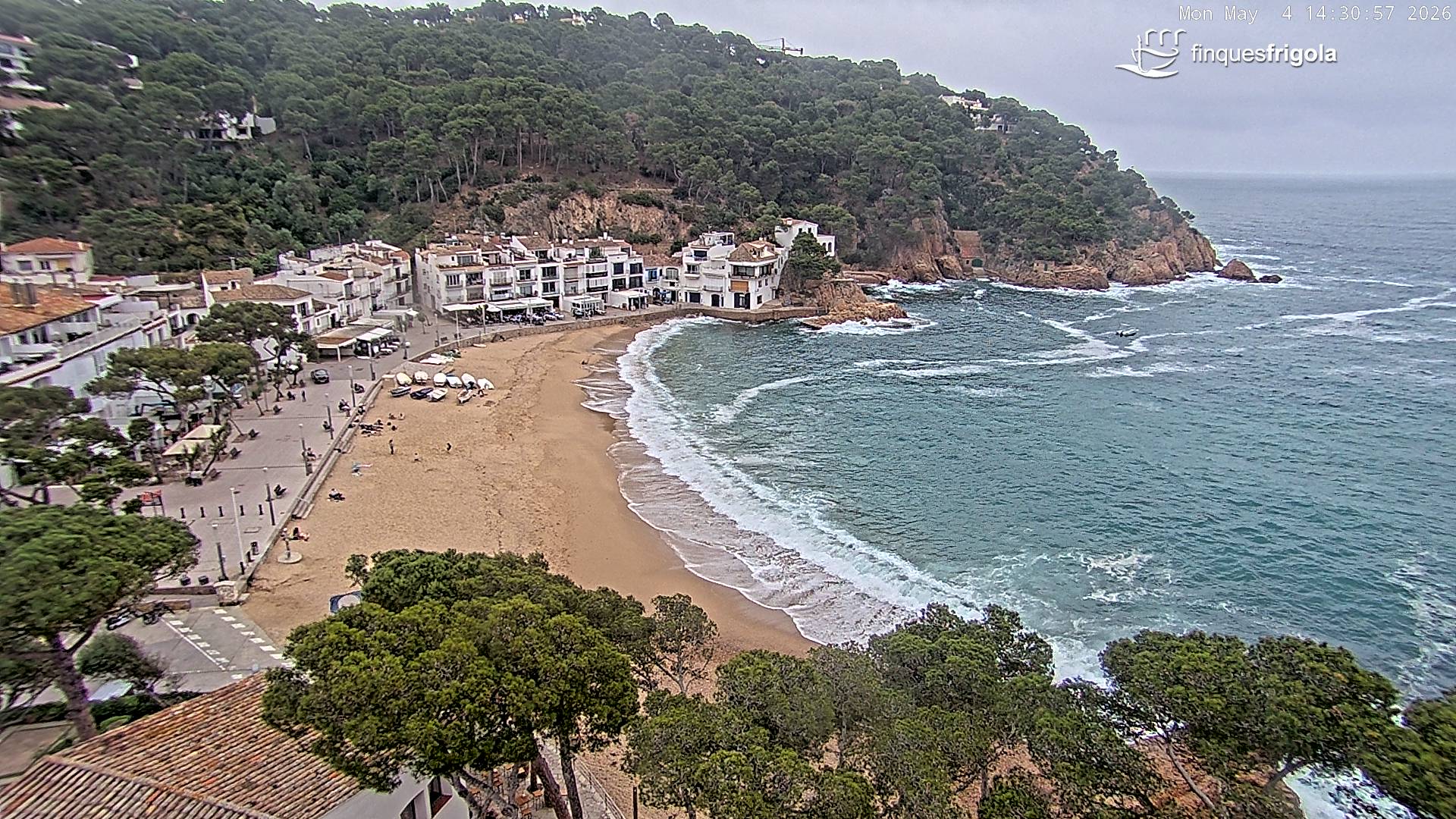 Webcam de Tamariu playa