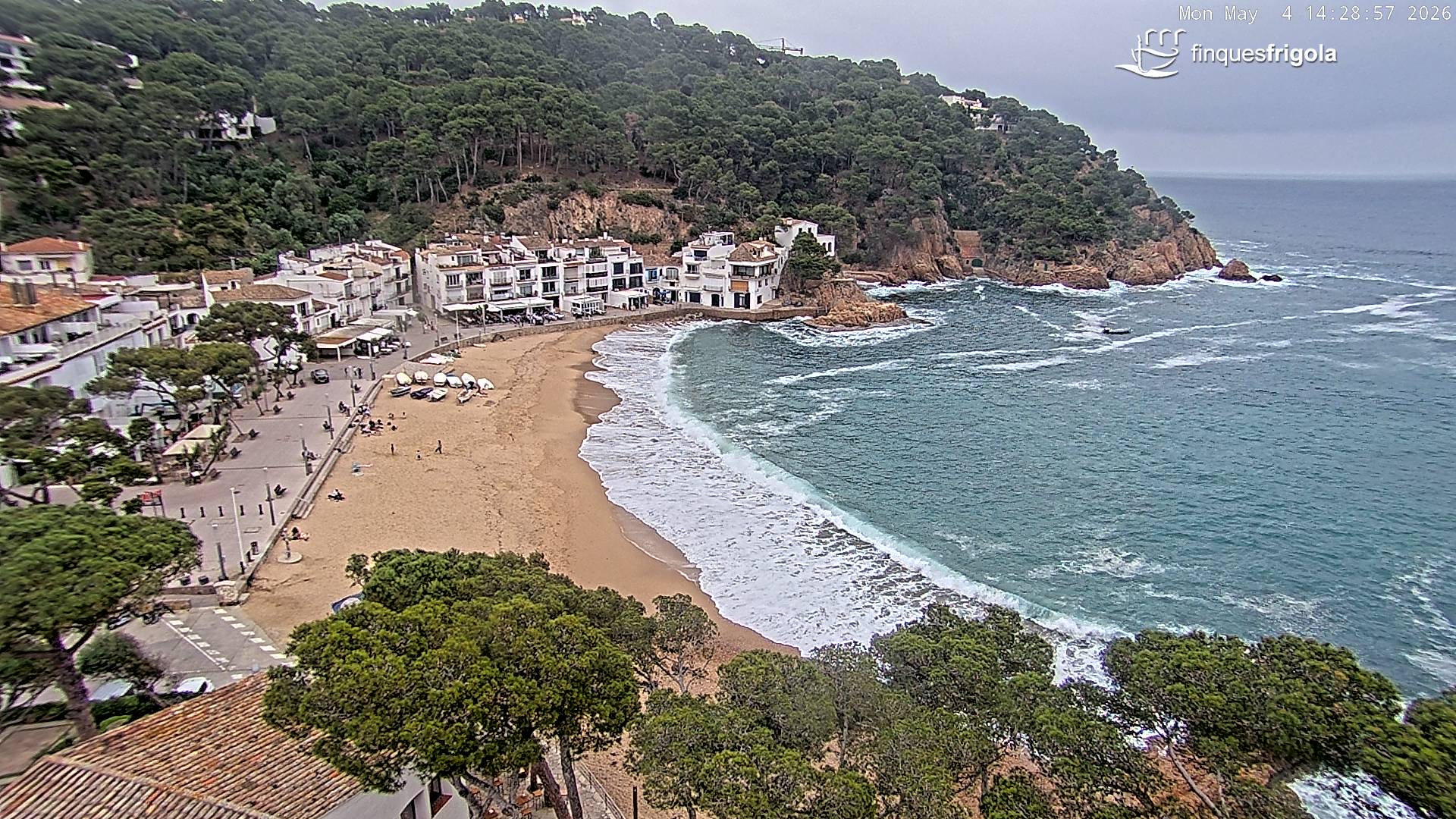 Webcam de Tamariu playa
