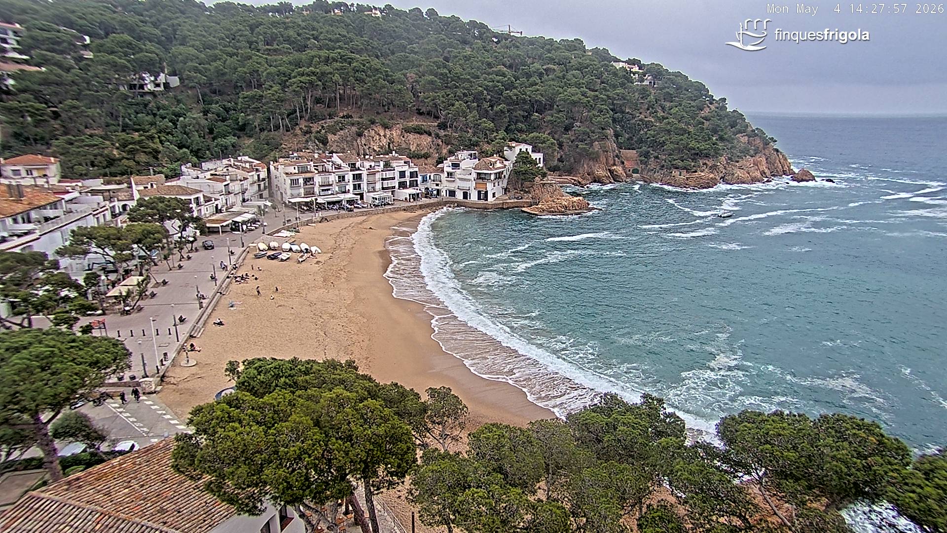 Webcam de Tamariu playa