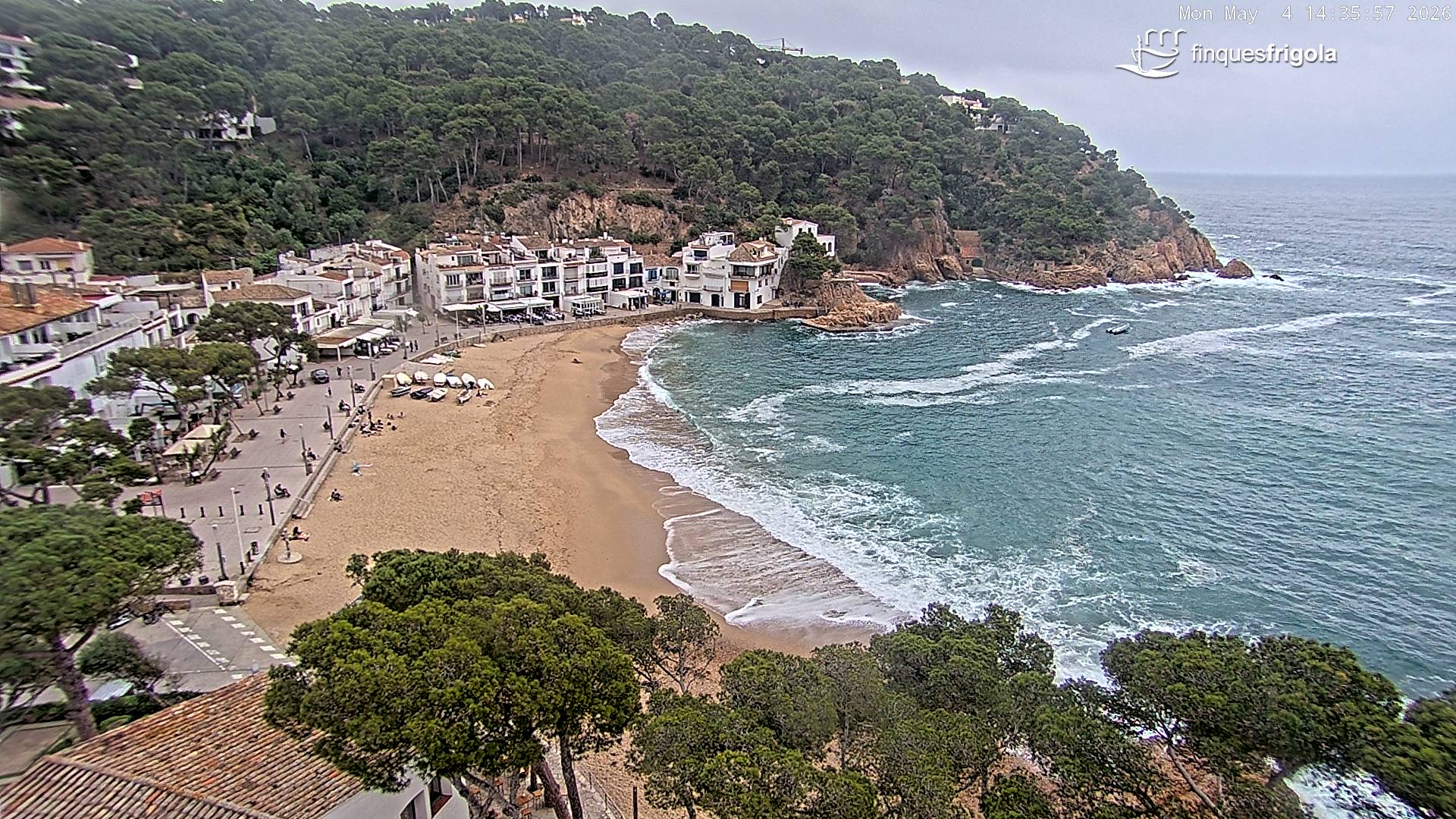 Webcam de Tamariu playa