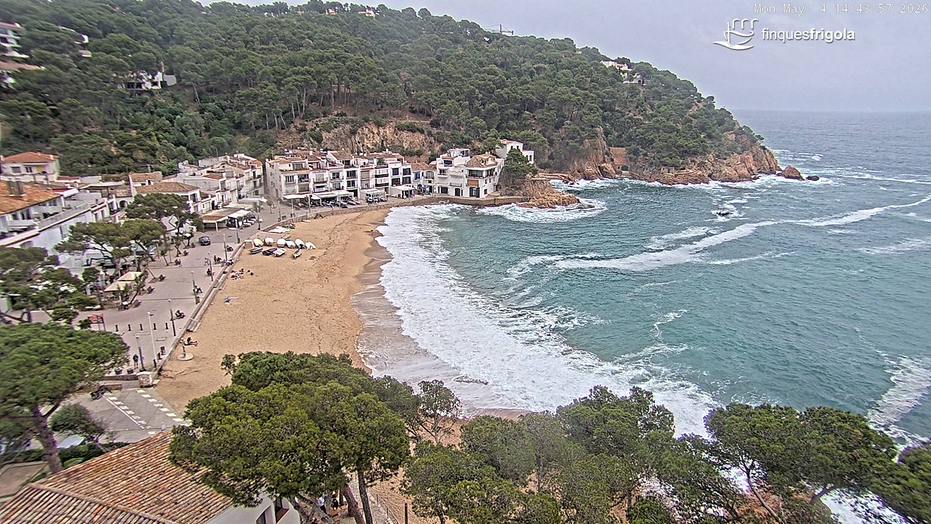 Webcam de Tamariu playa