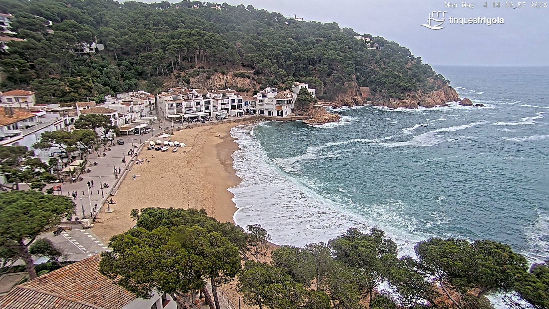 Webcam de Tamariu playa
