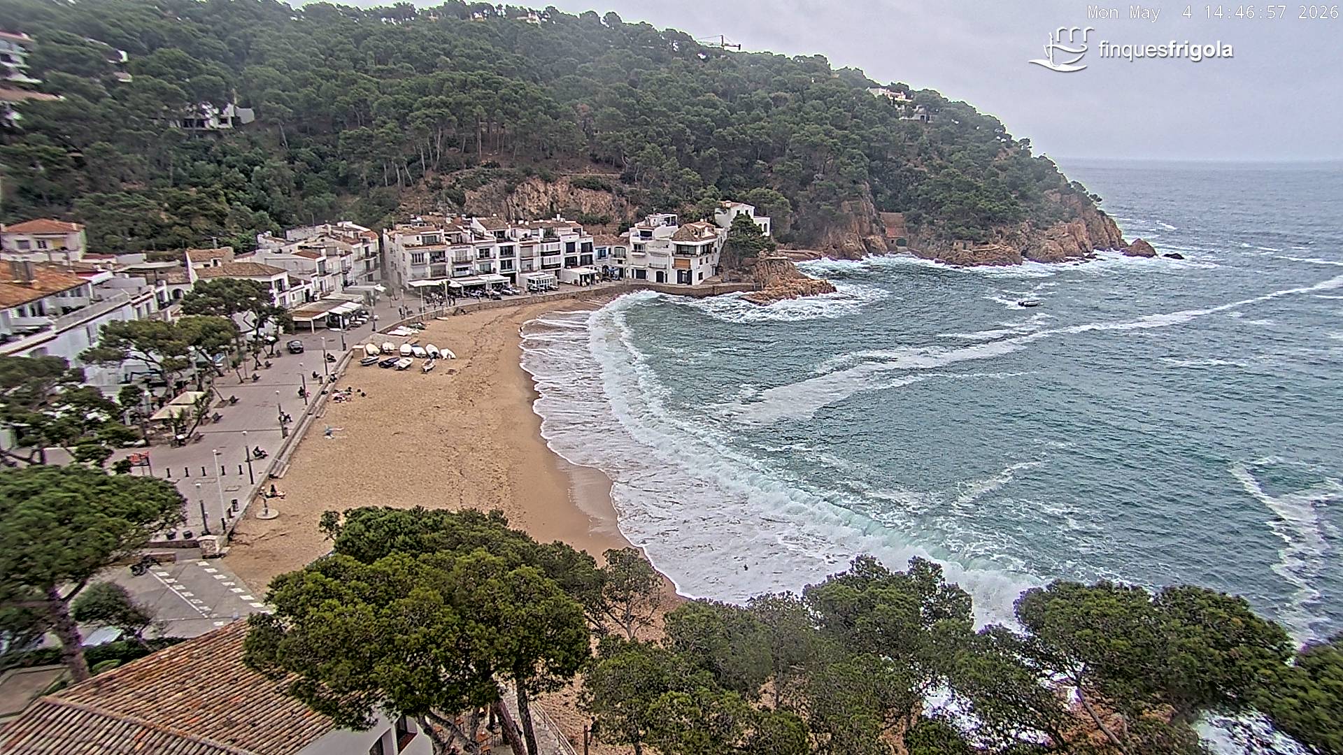 Webcam de Tamariu playa