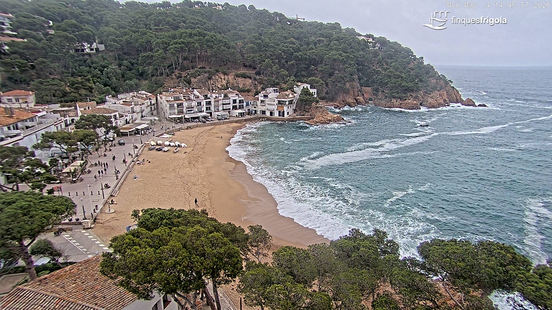 Webcam de Tamariu playa