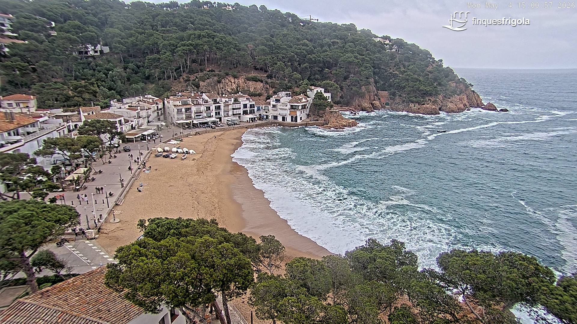Webcam de Tamariu playa