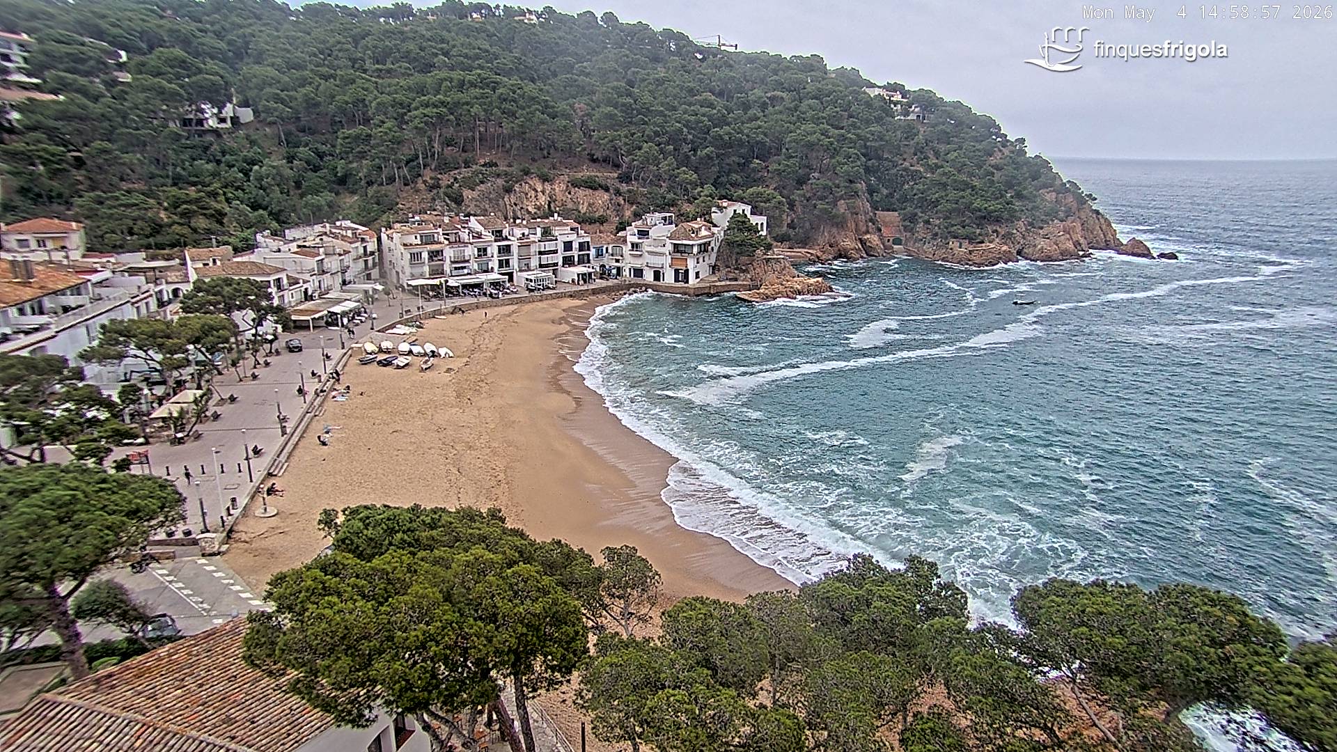 Webcam de Tamariu playa