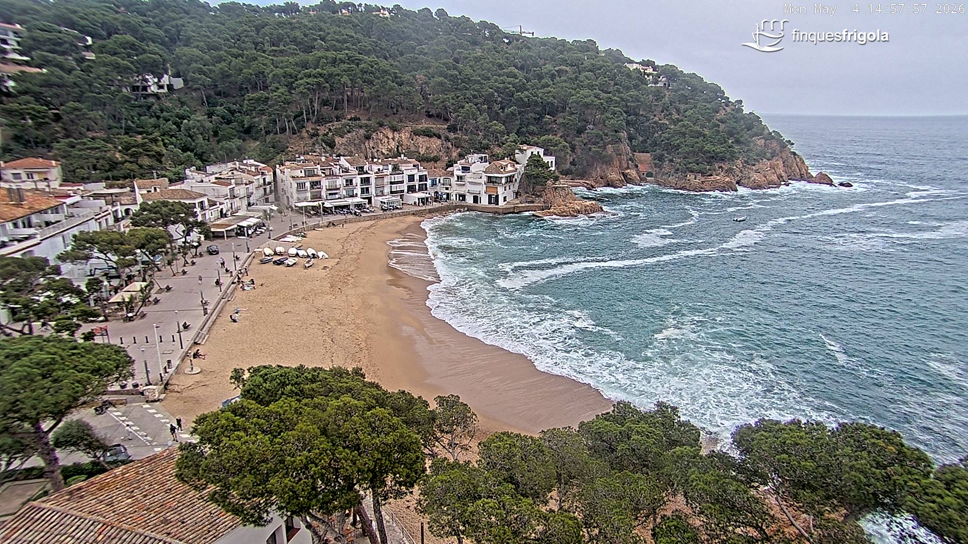 Webcam de Tamariu playa