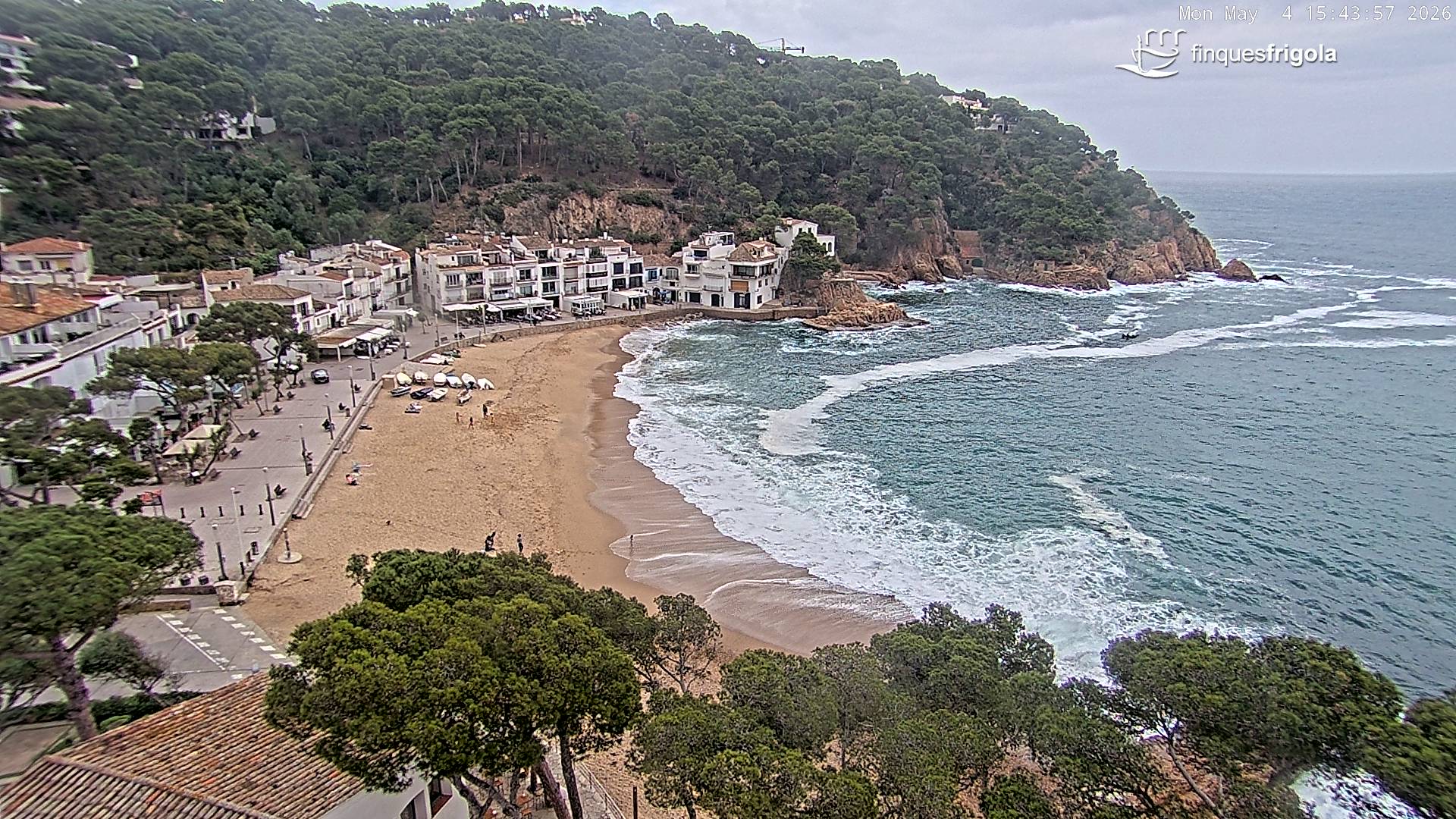 Webcam de Tamariu playa