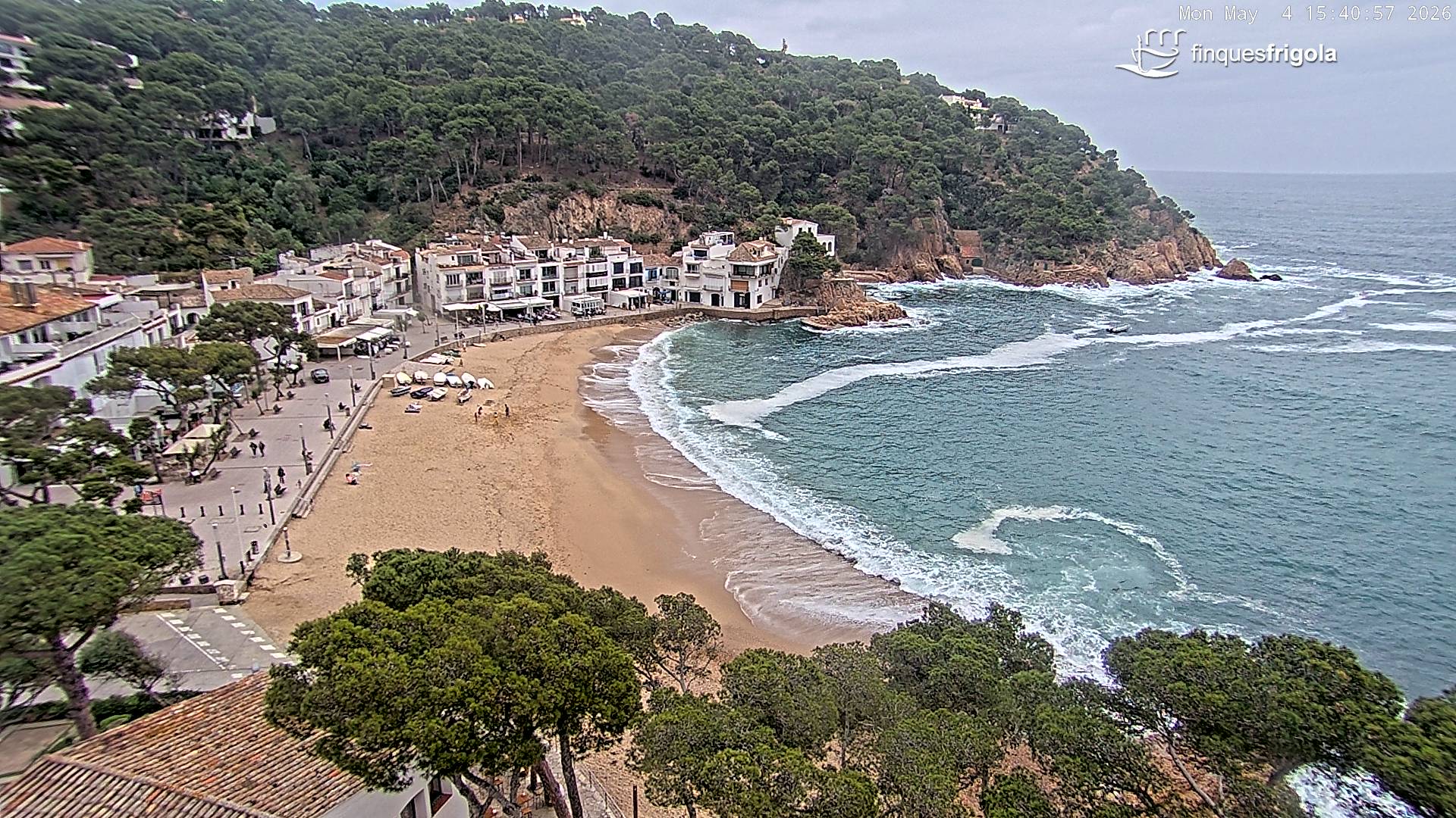 Webcam de Tamariu playa