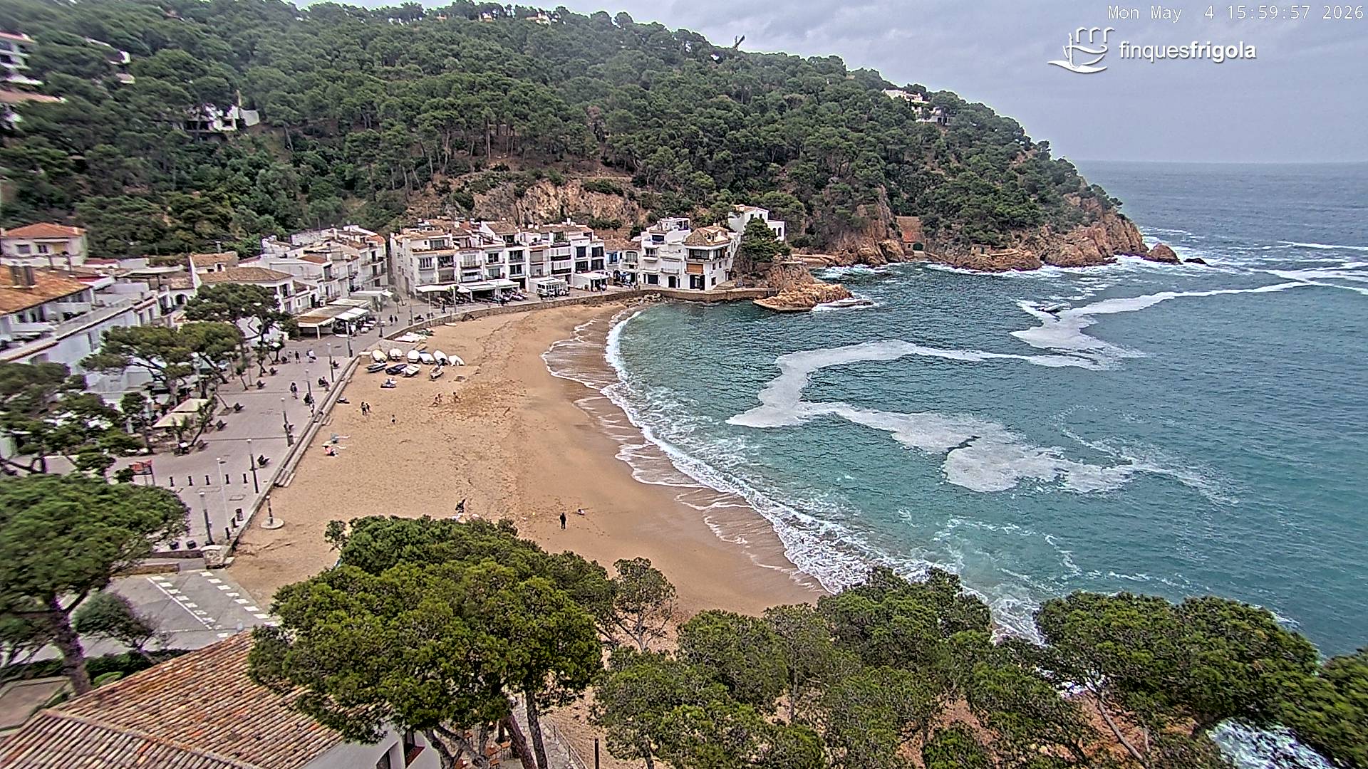 Webcam de Tamariu playa