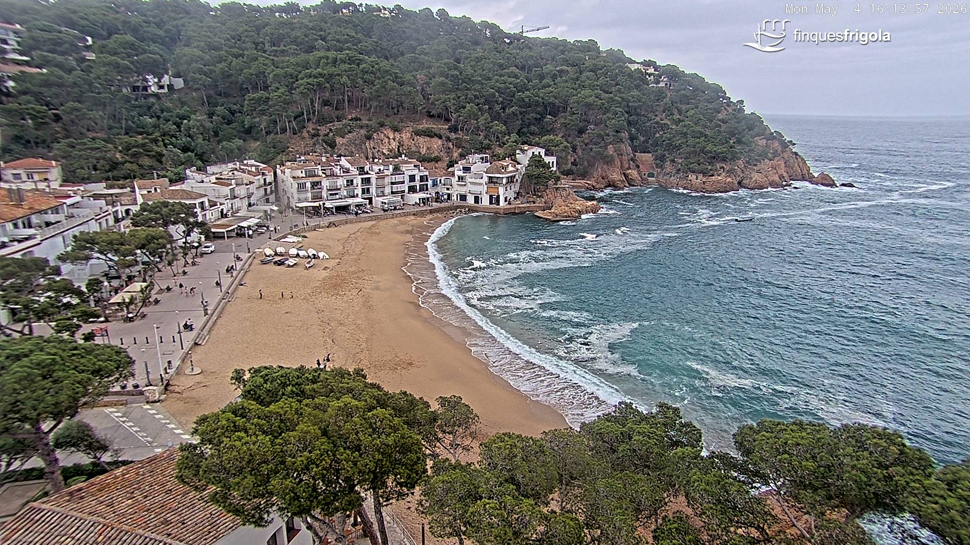 Webcam de Tamariu playa