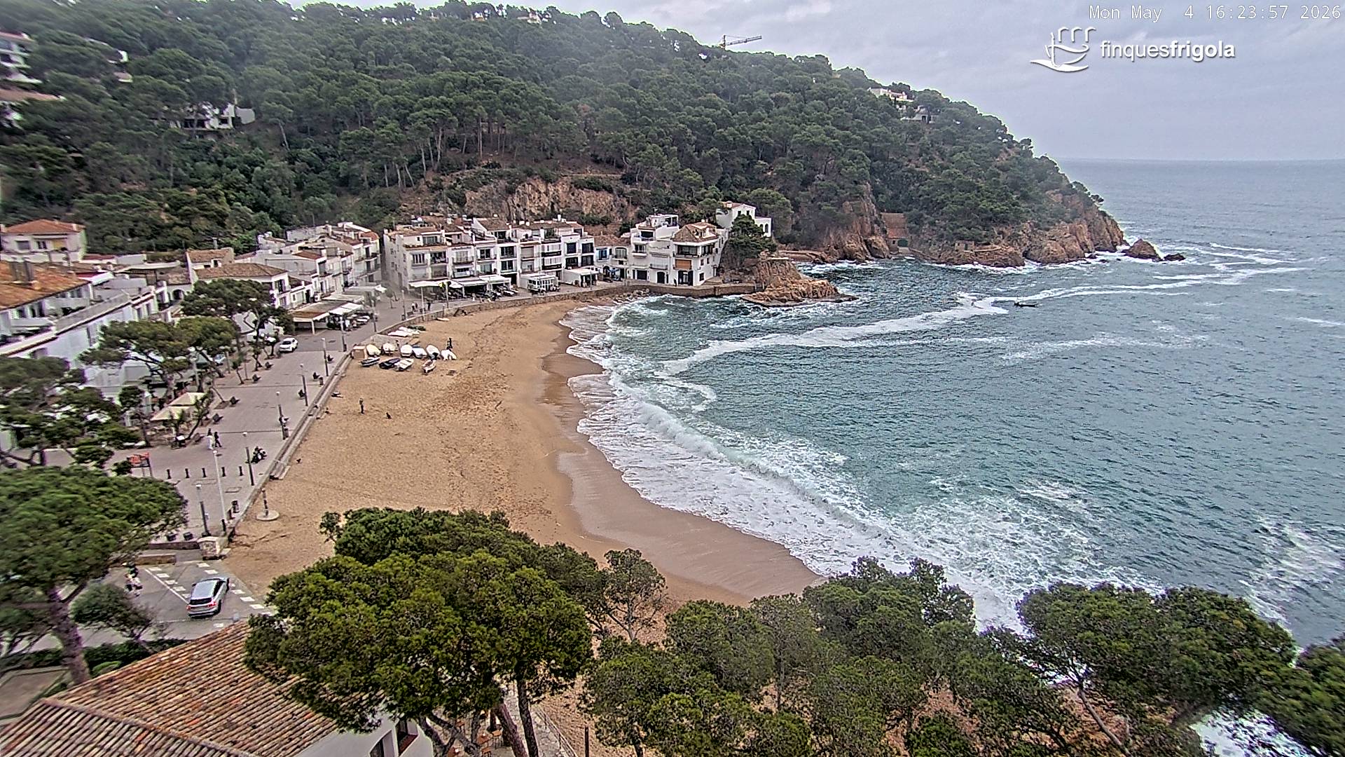 Webcam de Tamariu playa