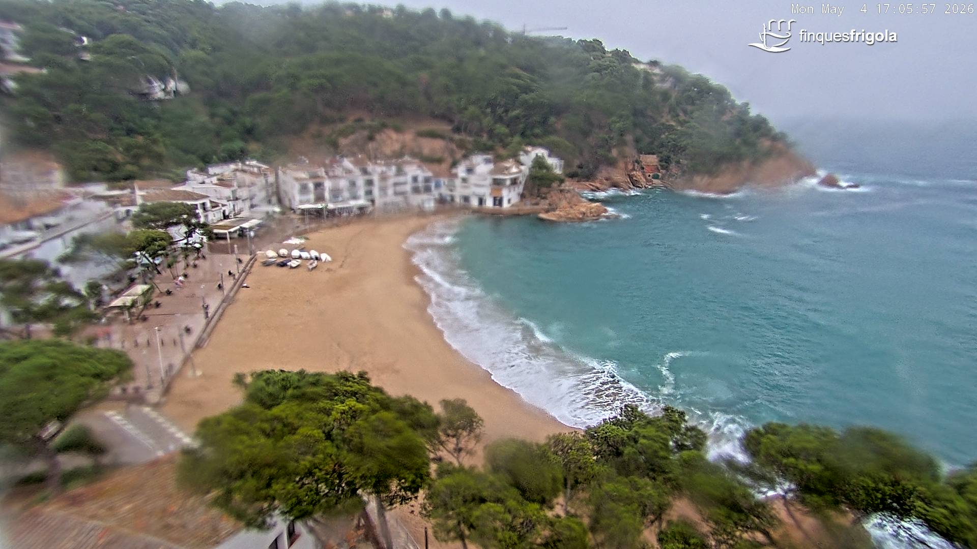 Webcam de Tamariu playa