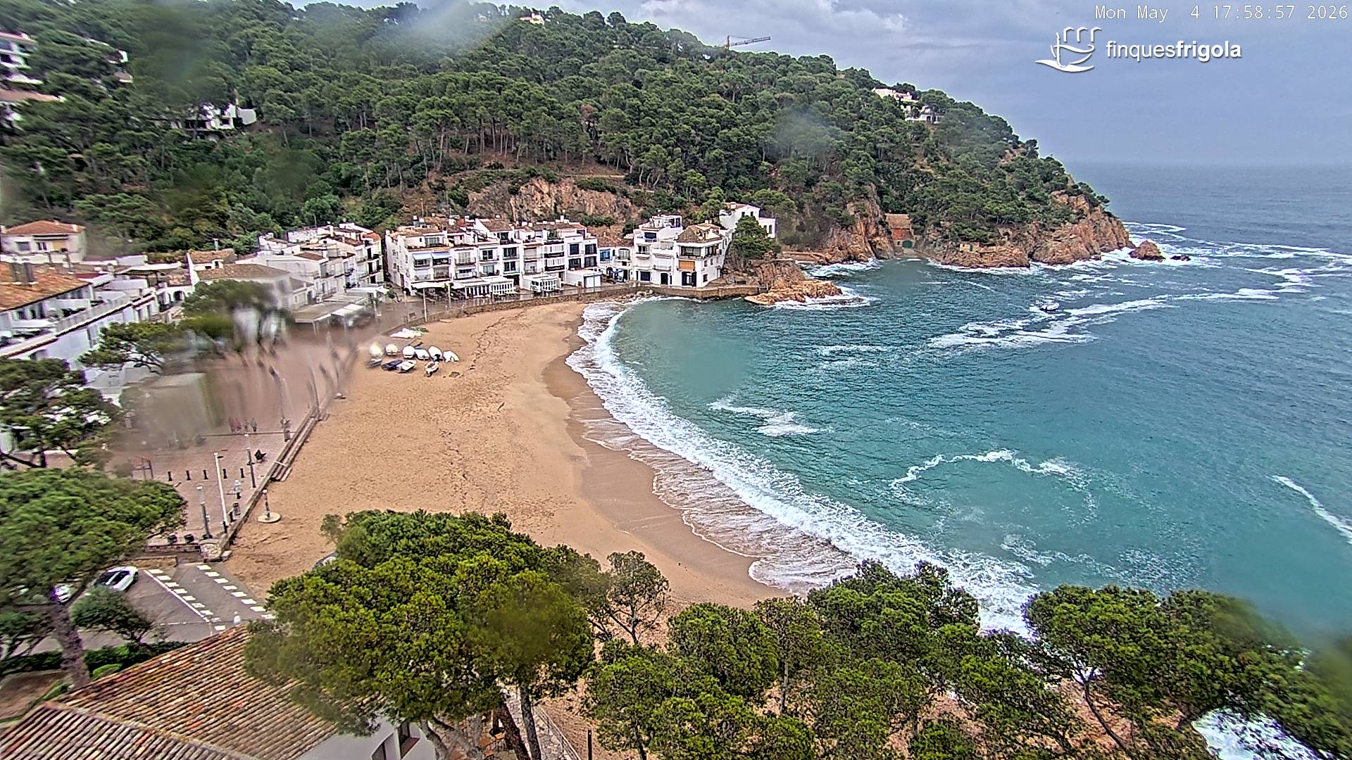 Webcam de Tamariu playa